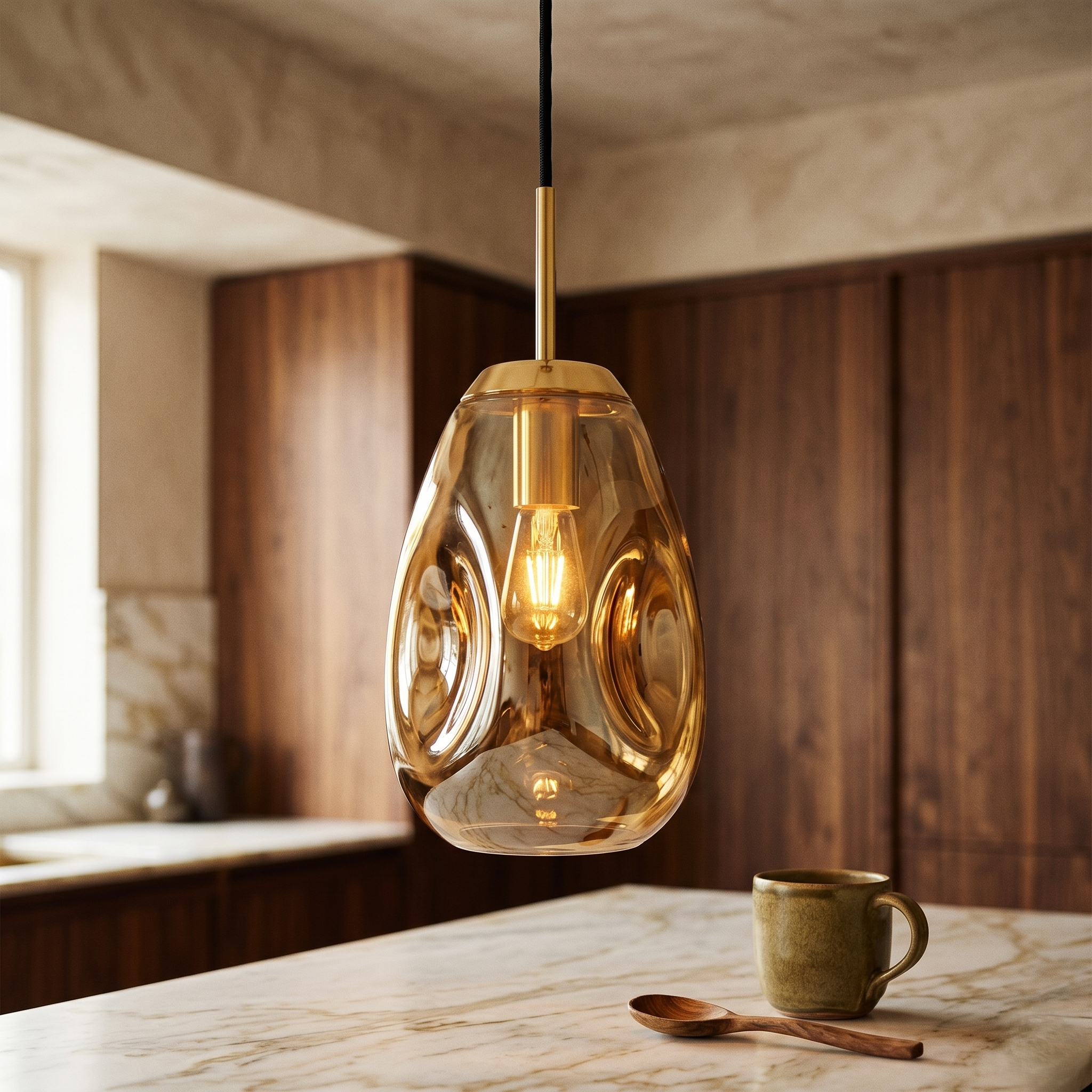 Pendul Luxury Golden CAVO 1xE27