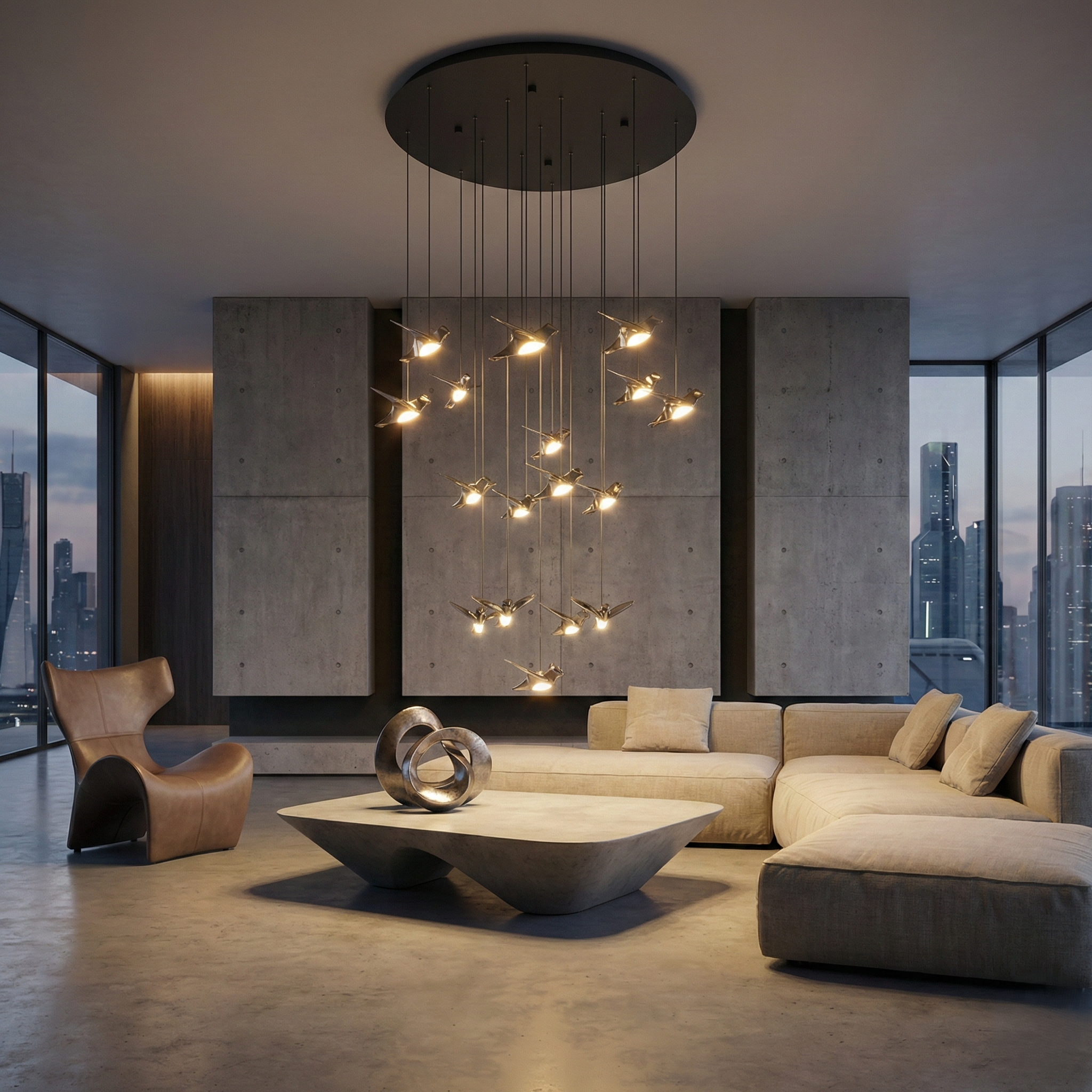 Lustra LED Suspendata Luxury PARATEBUENO Echivalent 600W