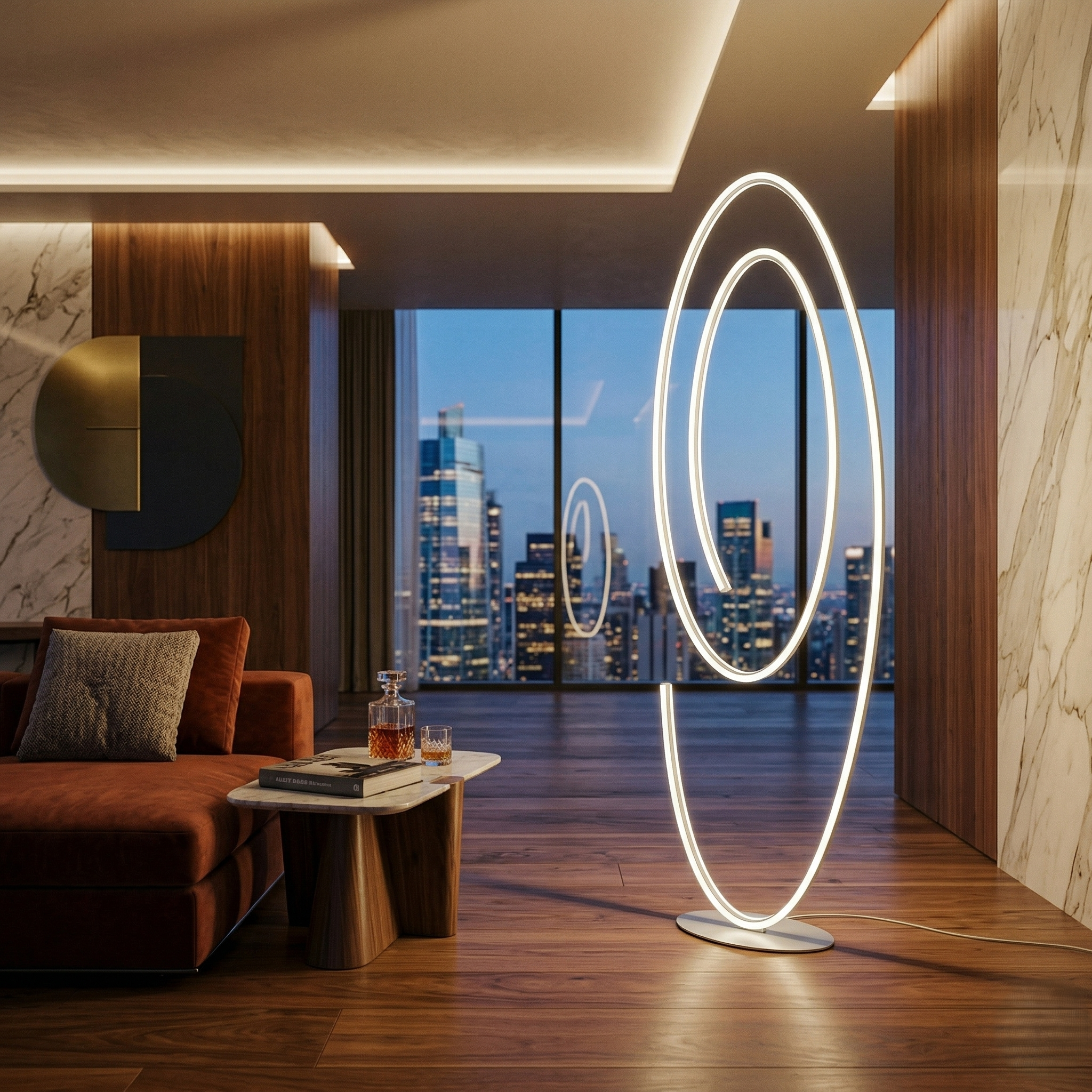 Lampadar Ciola Silver 175CM CINQUE Premium