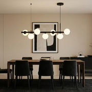 Lustra Abajur MAT Black Liniara 7xG9 65cm SKYLINE