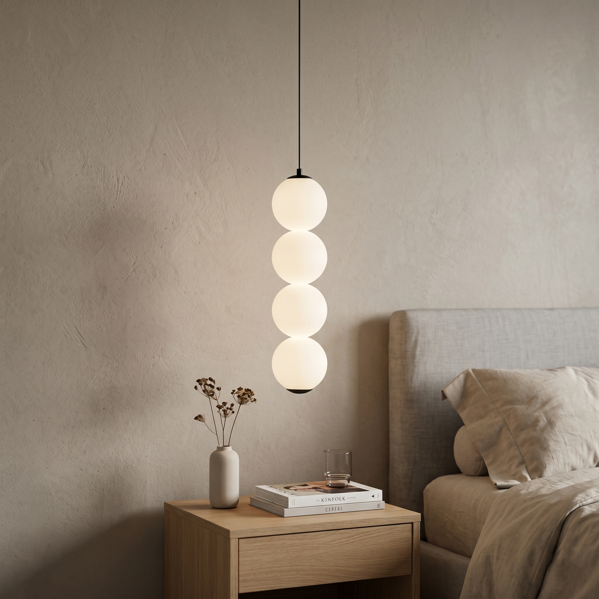 Pendul LED Abajur Mat Black Major VINTER Echivalent 300W