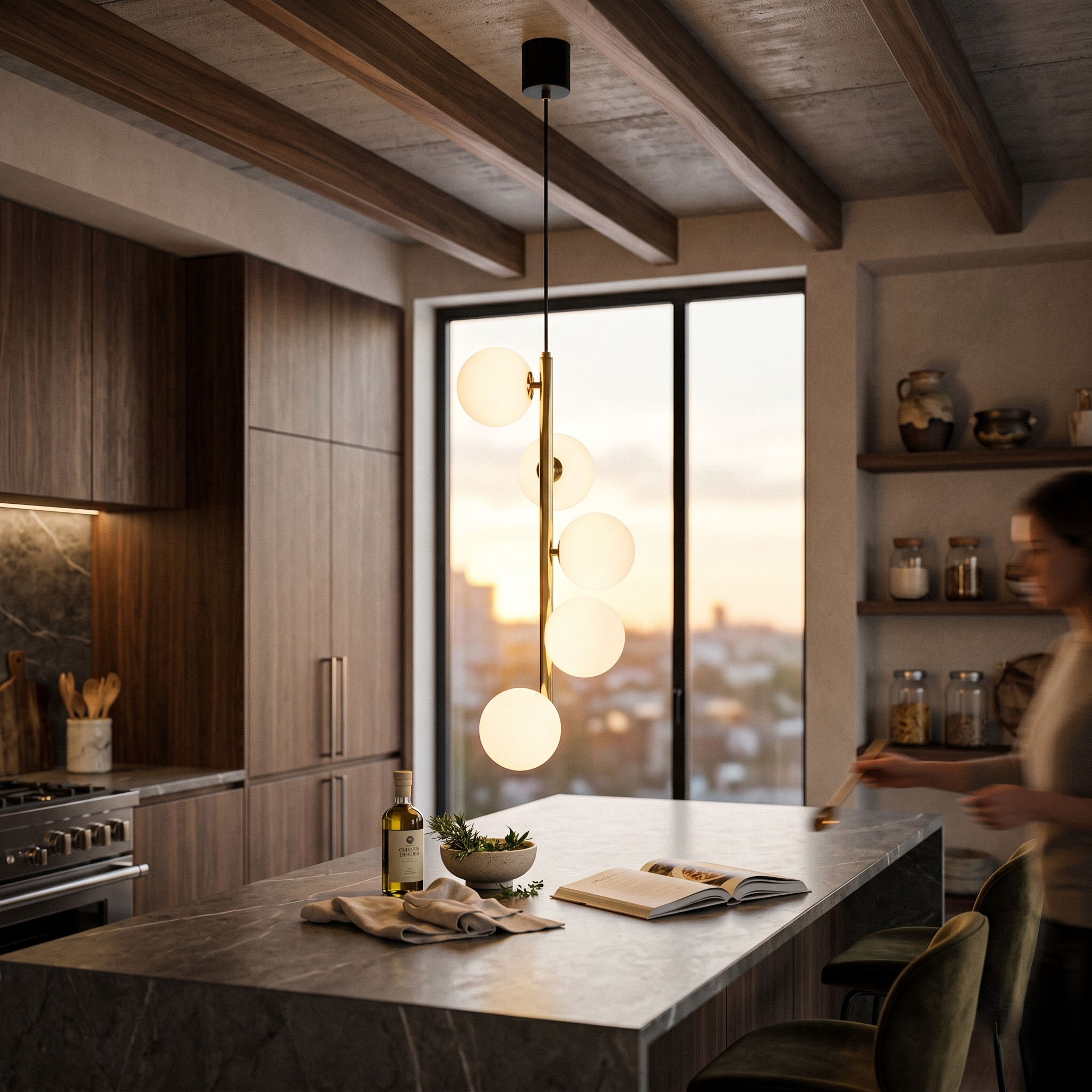 Pendul Abajur ALI Gold Premium