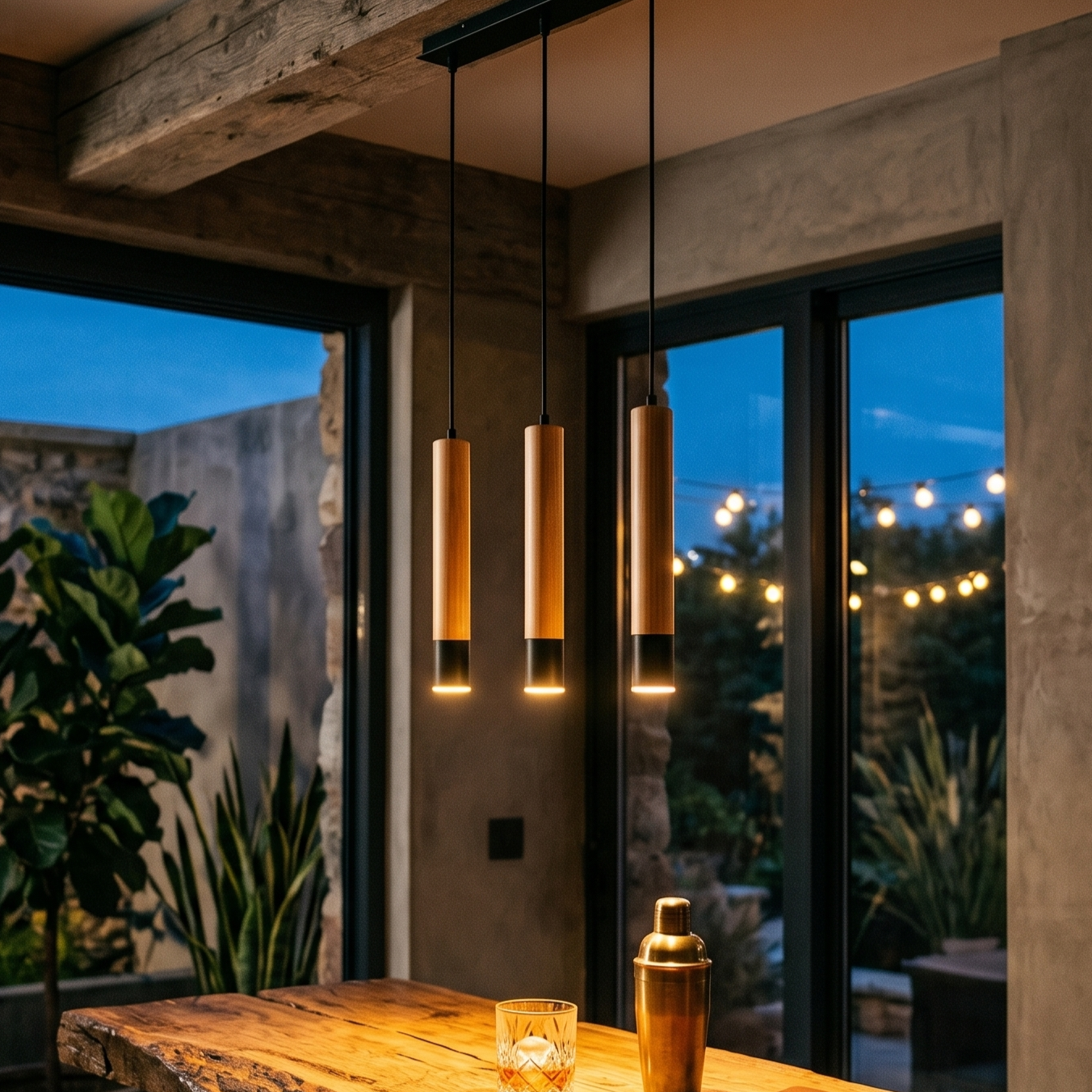 Lustra Suspendata Liniara Vintage VELDEN 3xGU10 Premium