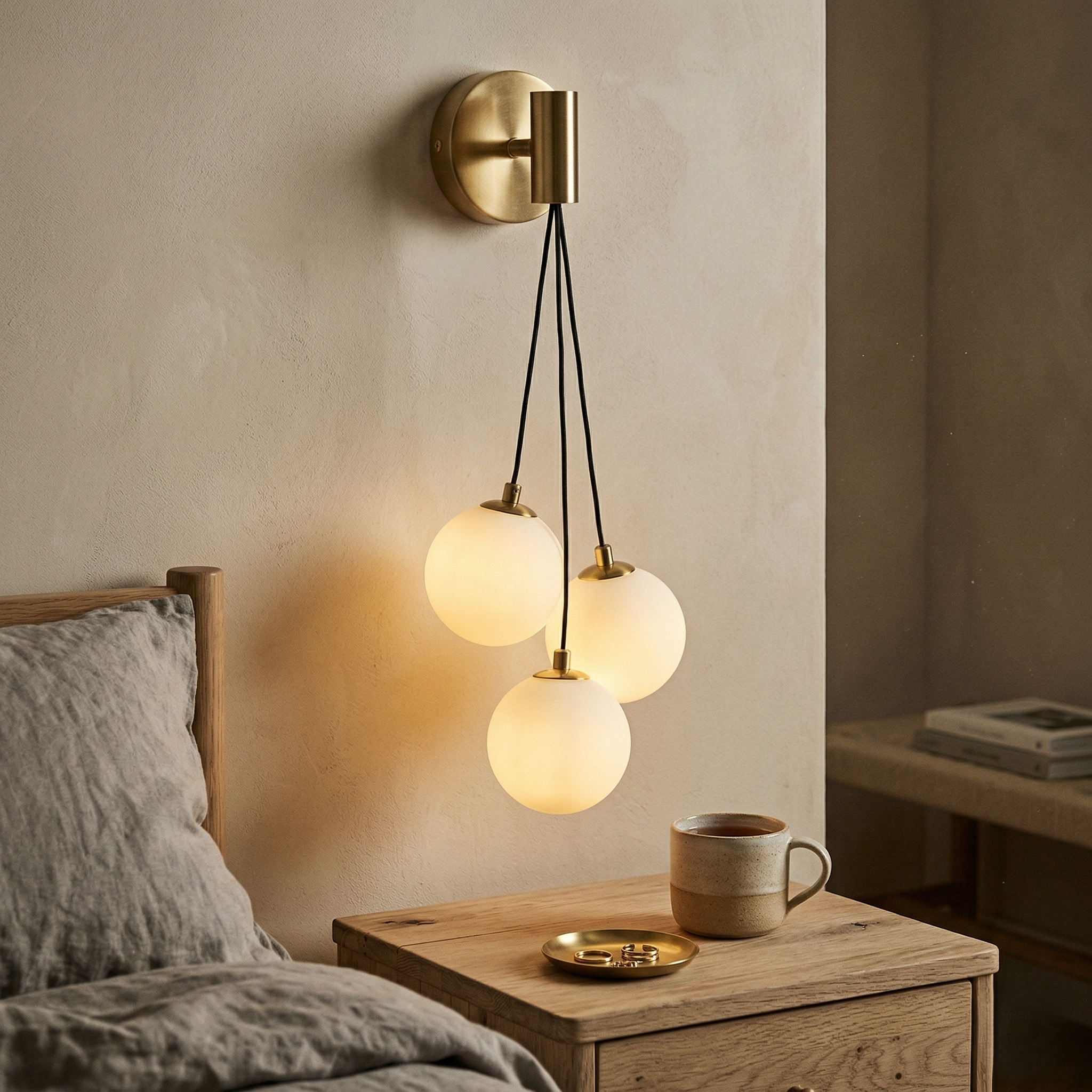 Aplica Nordic Style Abajur Mat Golden Bundle