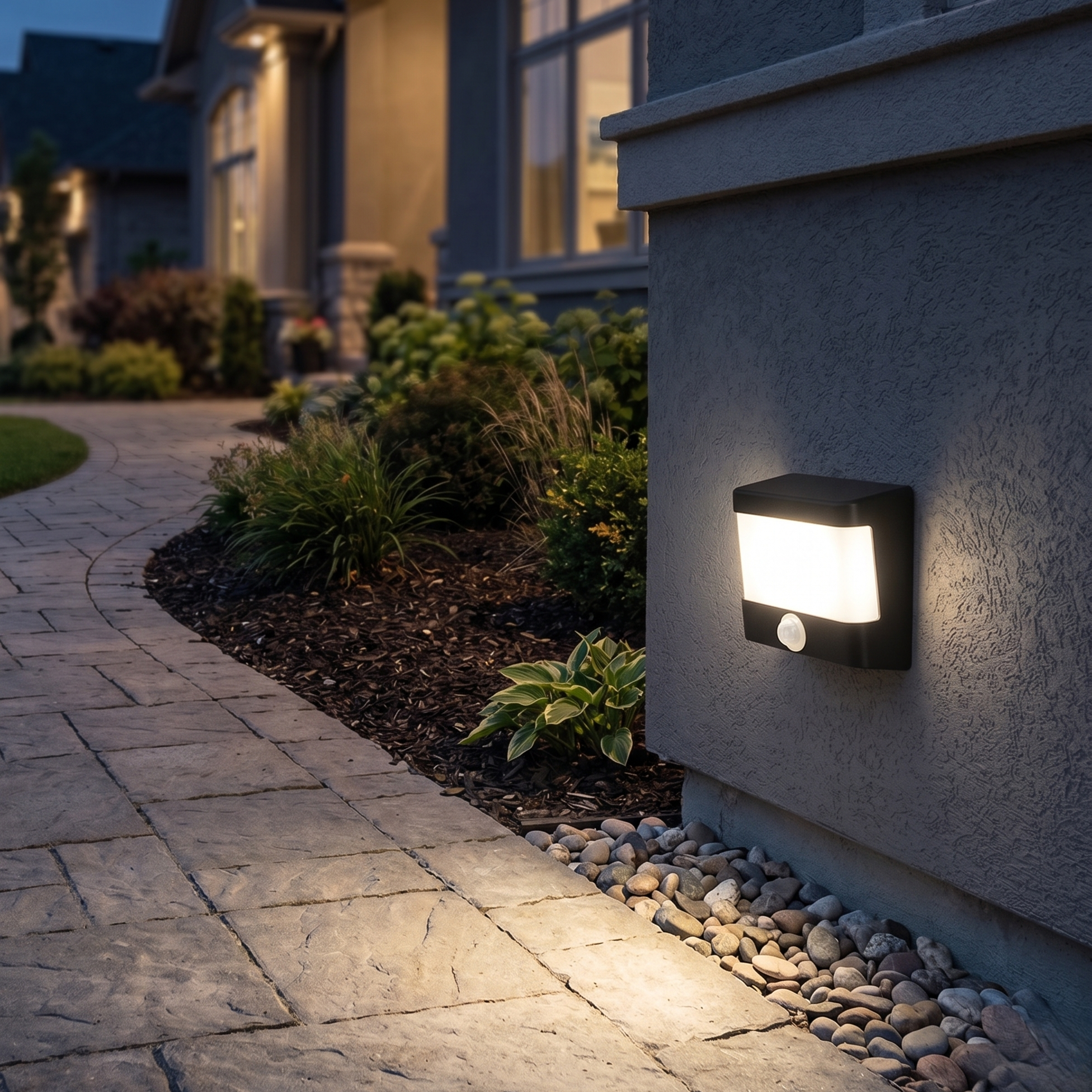 Aplica LED Exterior IP65 12W Cu Senzor 7781