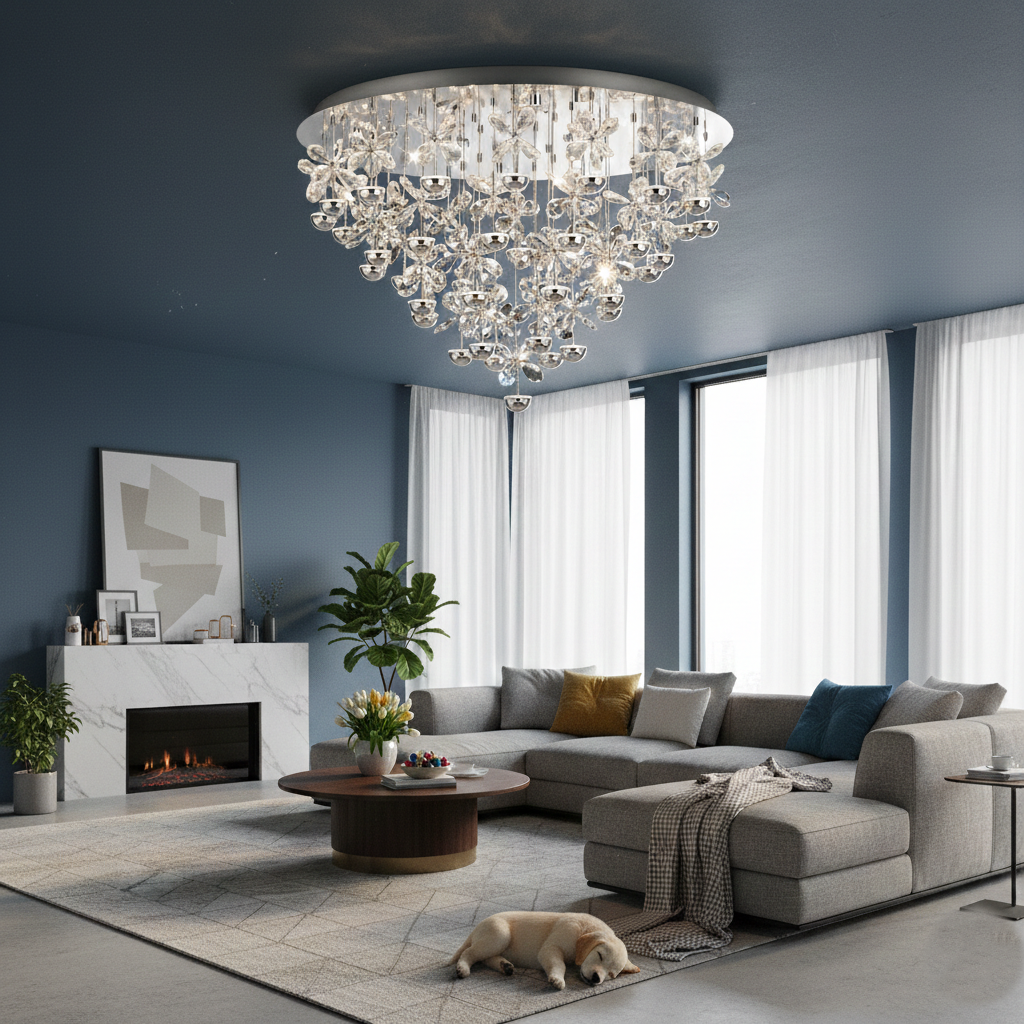 Lustra Aplicata Crystal PIANOPOLI 3 Silver Echivalent 800W