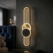 Aplica LED MOZZY 80cm Black Echivalent 90W