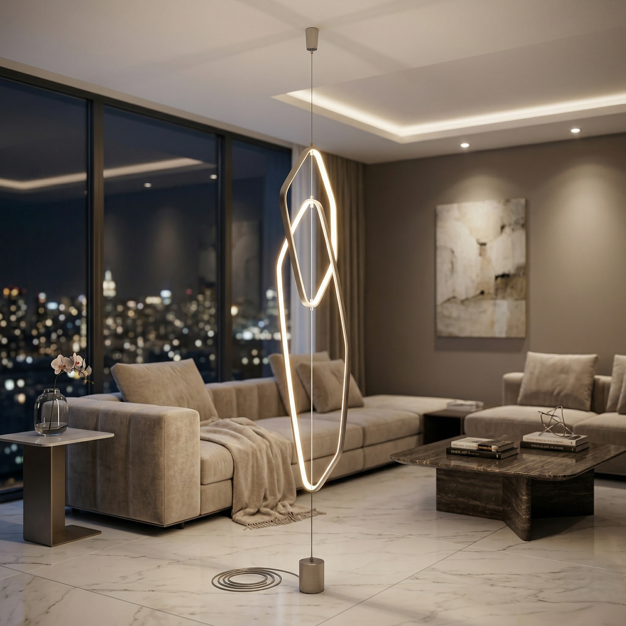 Lampadar Civasto Silver 140CM CINQUE Premium