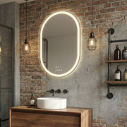 Oglinda LED SVELTA - 50x80cm Dezaburire si Ceas, Senzor, 3 Lumini