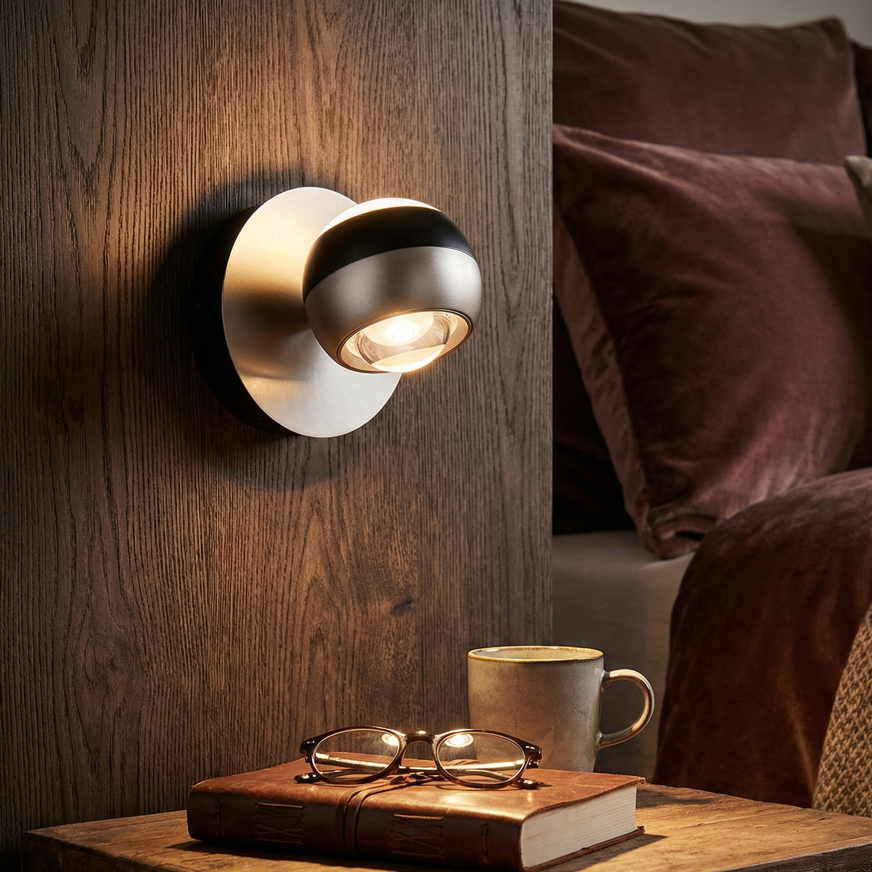 Aplica LED PREMIUM Perete SILVER ORBIT