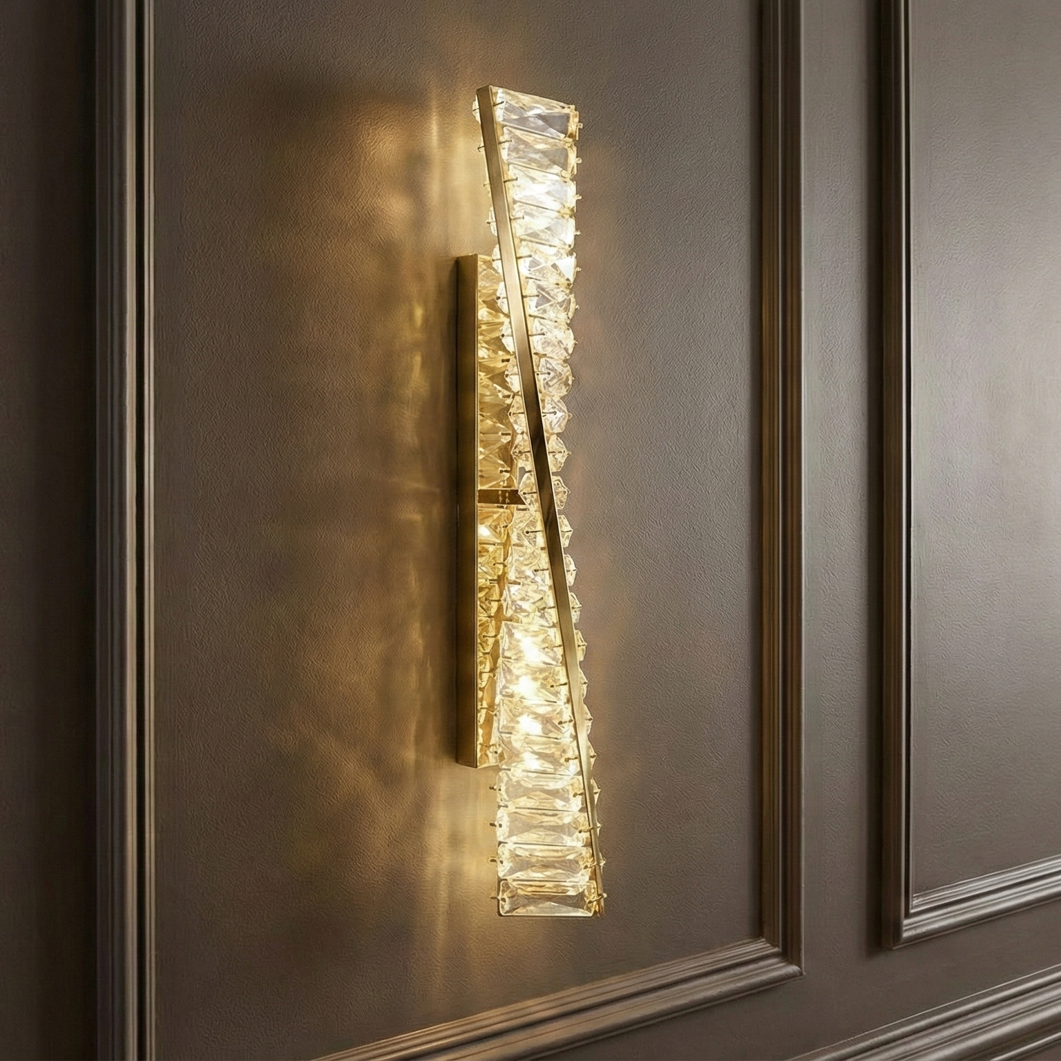 Aplica LED Cristal CIRQA Gold 50CM