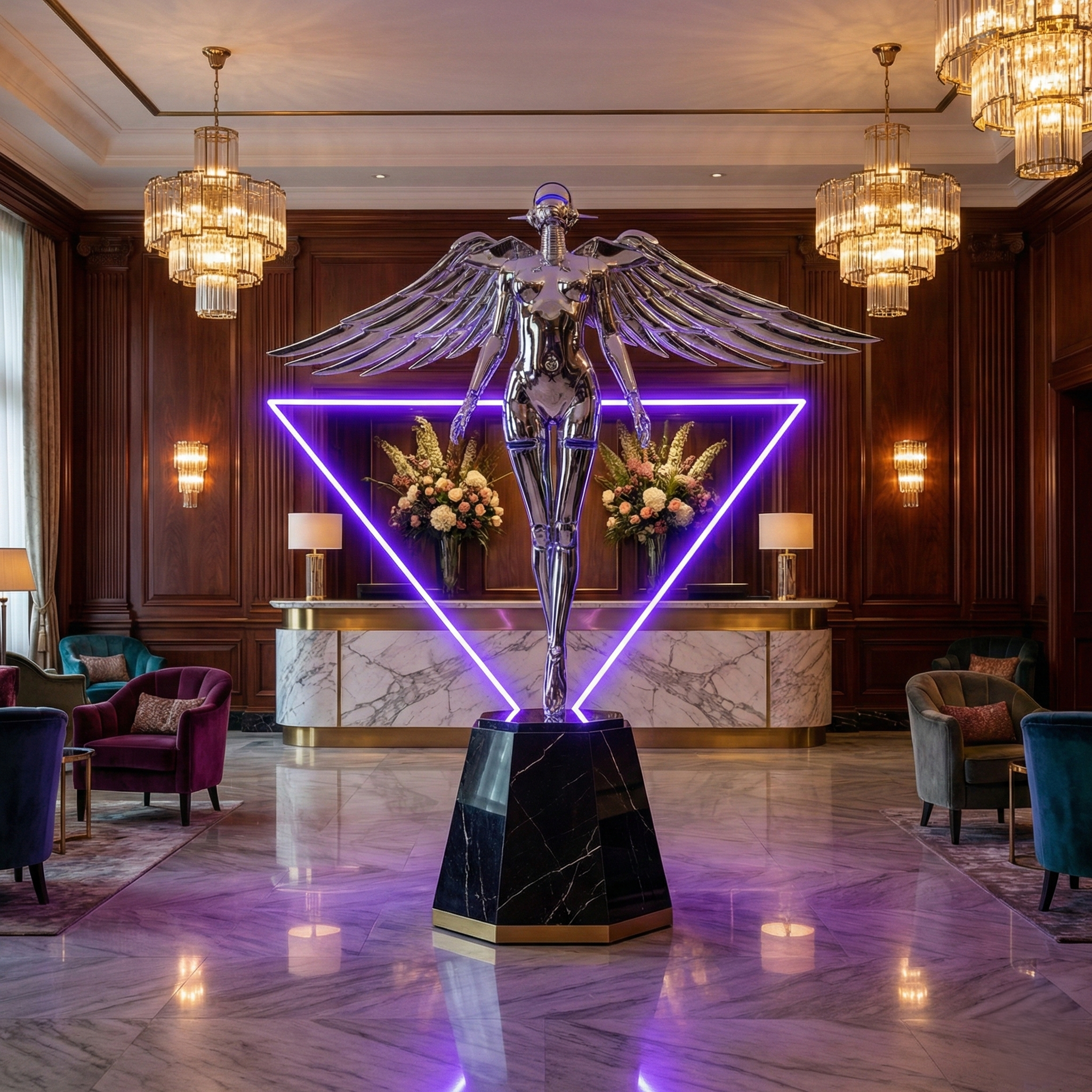 Lampadar Luxury Decorativ Angel of Light