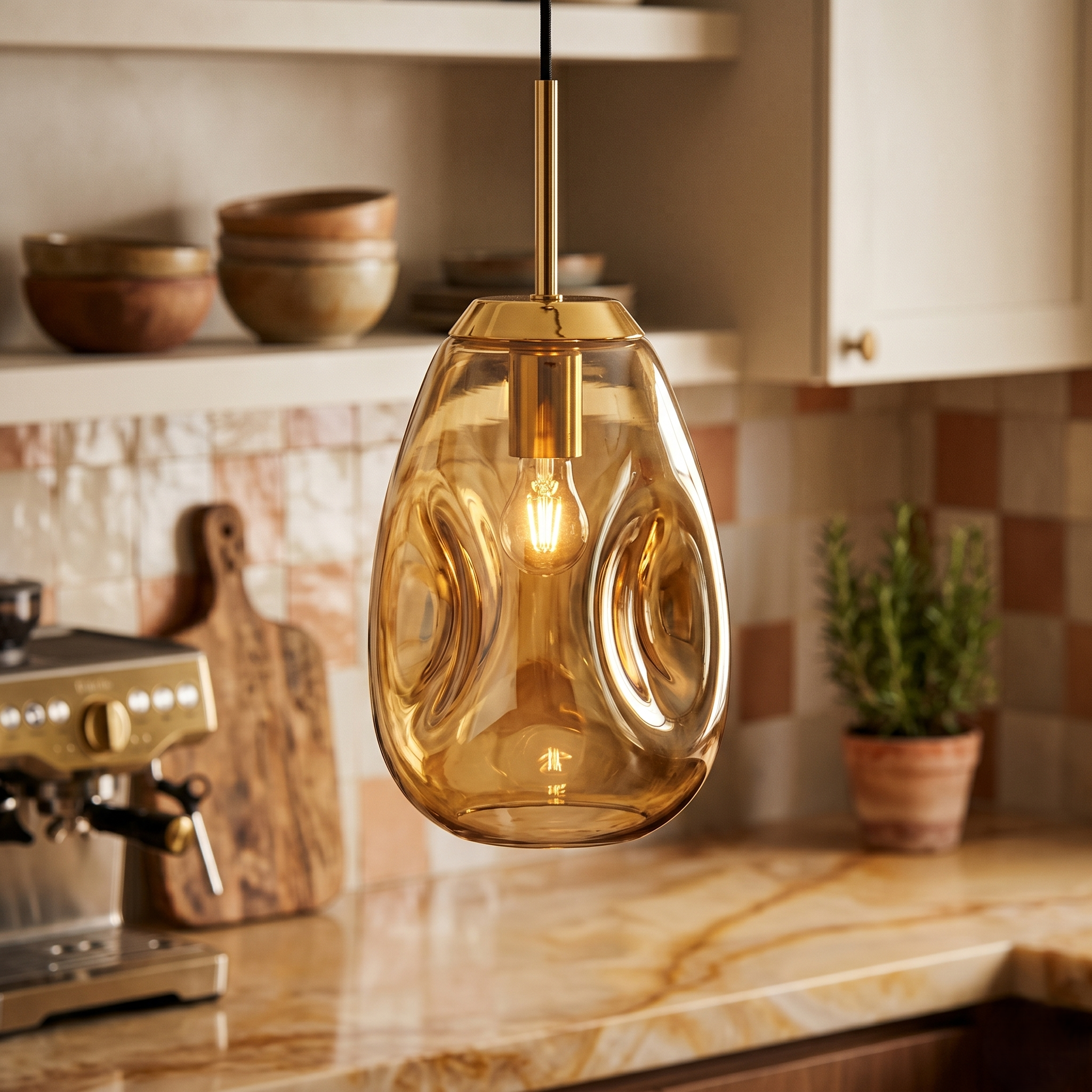 Pendul Luxury Golden CAVO 1xE27