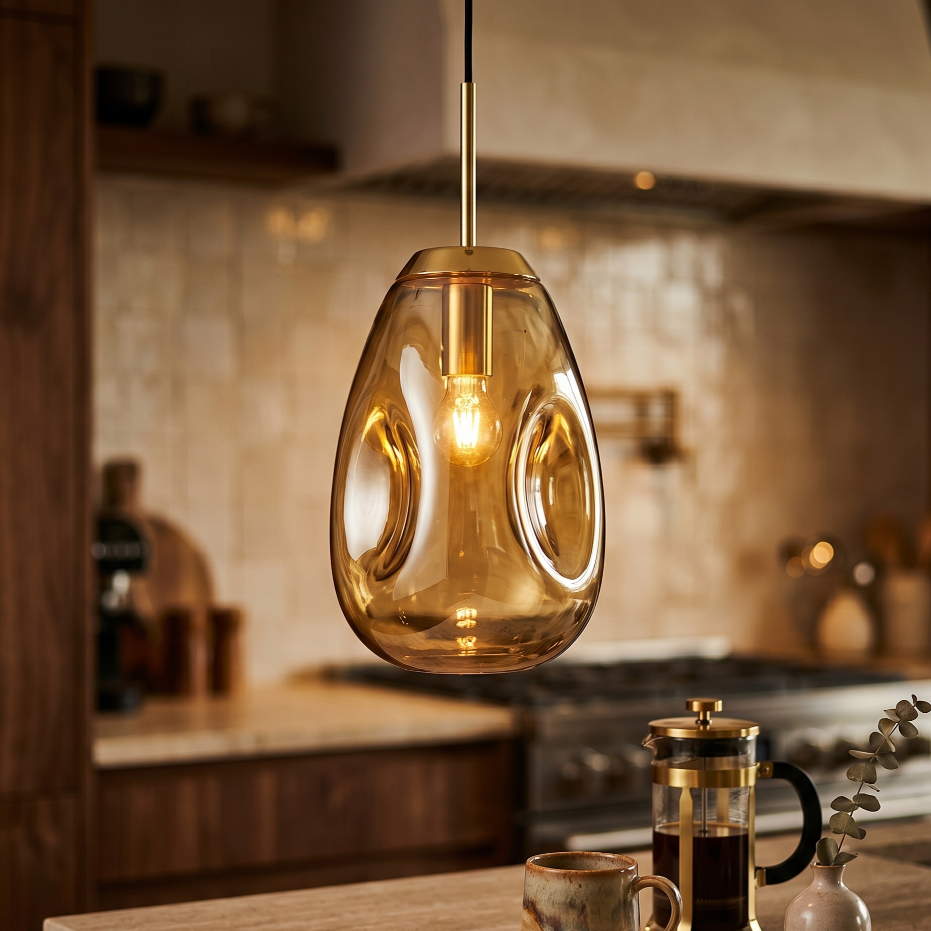 Pendul Luxury Golden CAVO 1xE27