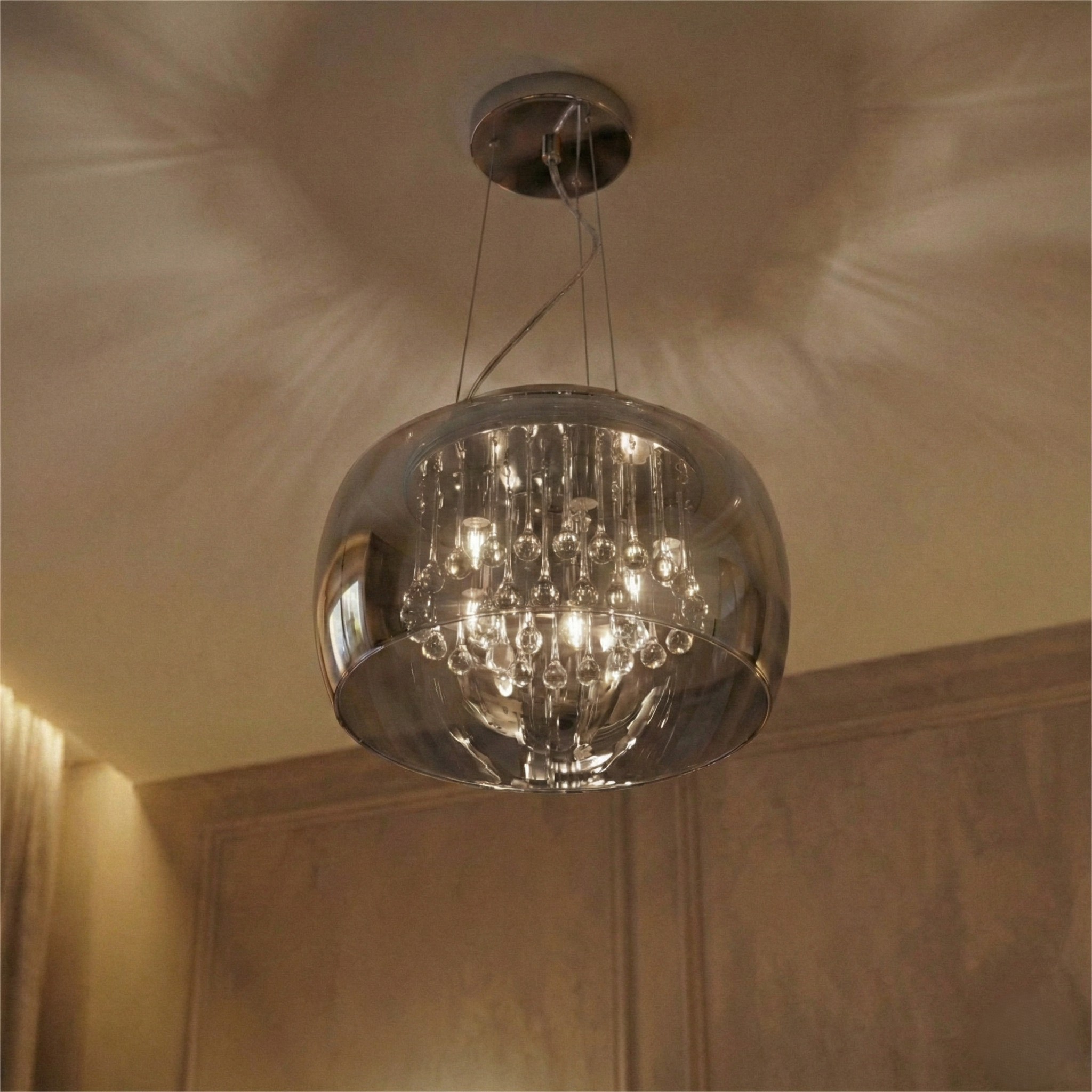 Lustra Suspendata Luxury OBSIDIAN 50cm