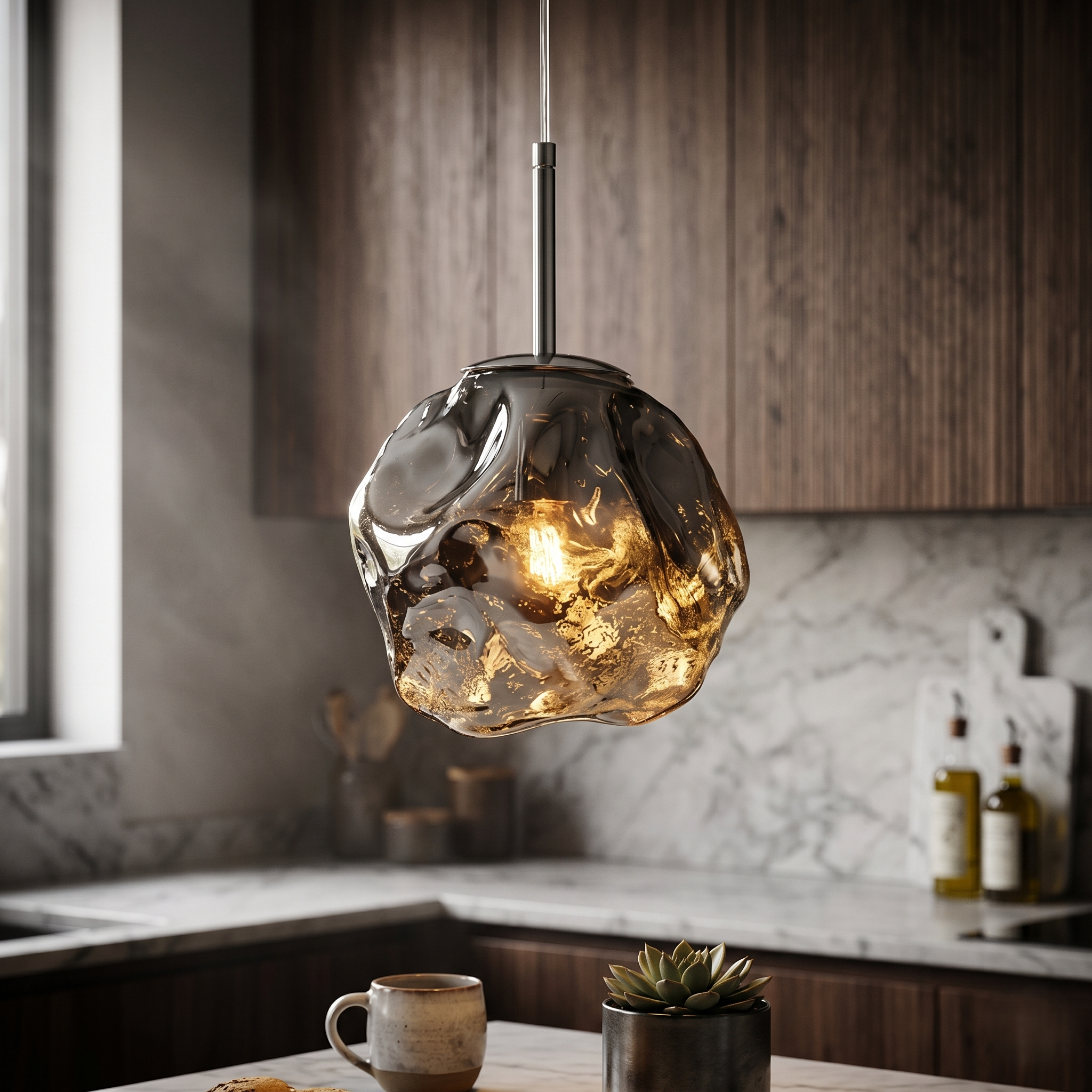 Pendul Luxury Silver ZELERIS 1xE27