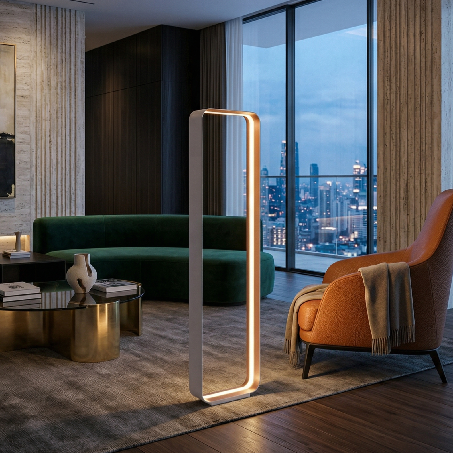 Lampadar Cizione White 109CM CINQUE Premium