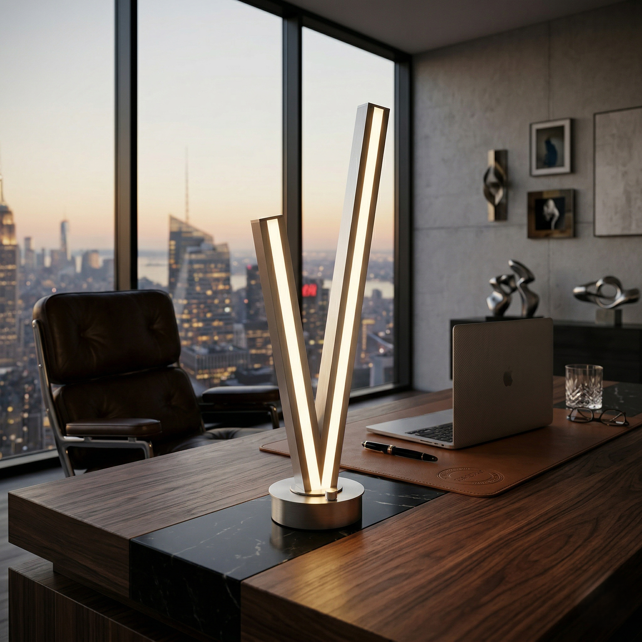 Veioza LED PREMIUM CINQUE CICANTO WHITE 67CM