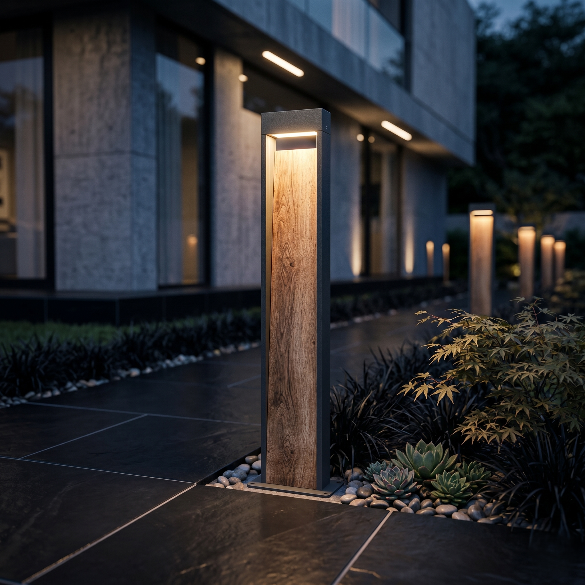 Stalp De Gradina LED Premium SALMON 11W 3000K 1200lm 100CM