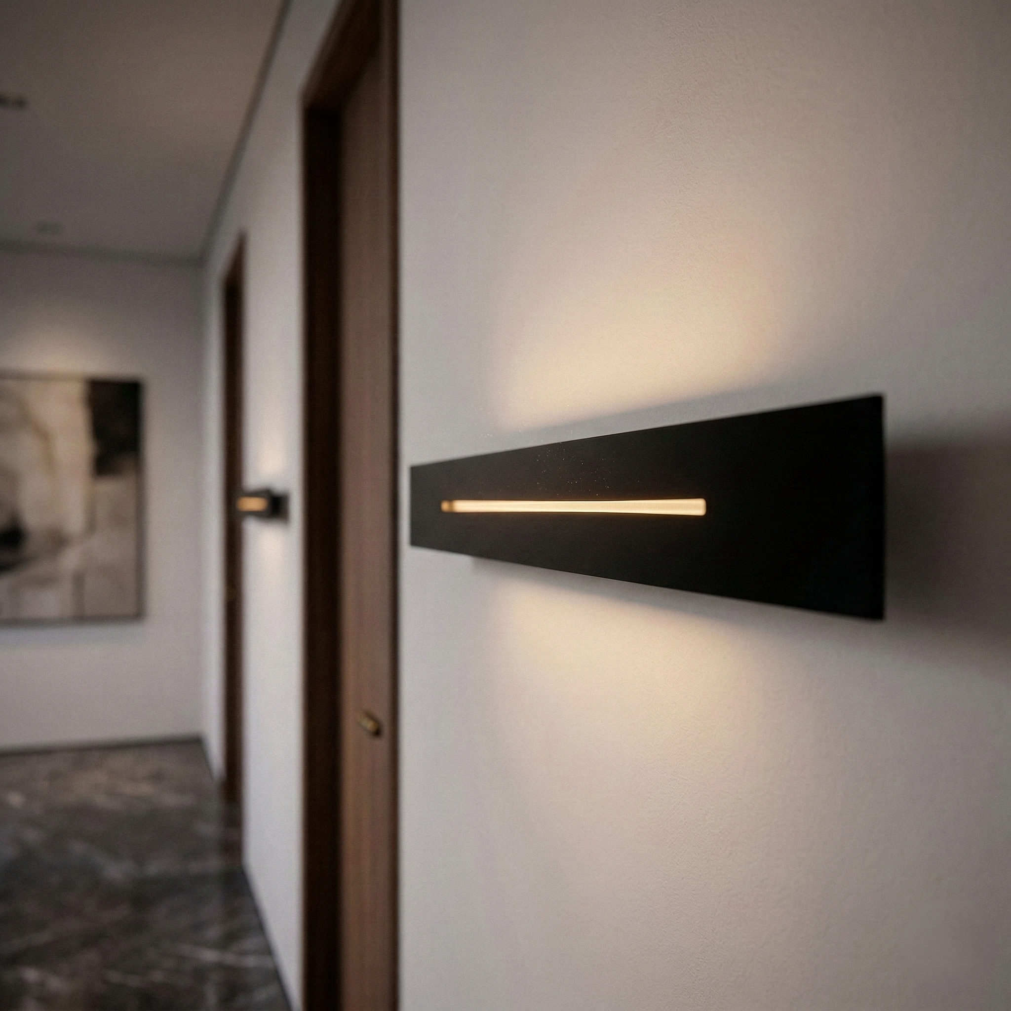 Aplica LED VELARIS 20W Neagra 60CM