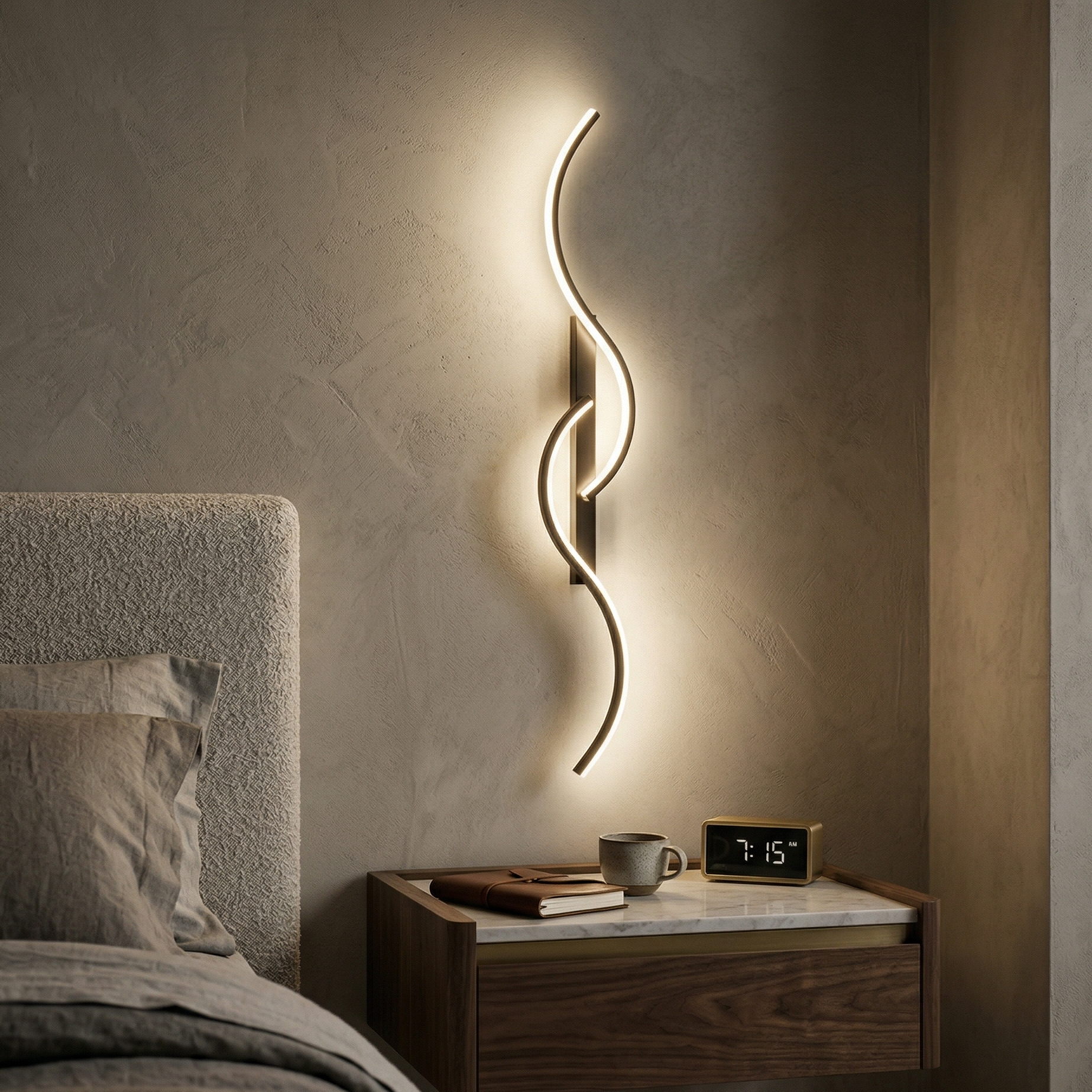 Aplica LED Eternity Black 20W 80cm