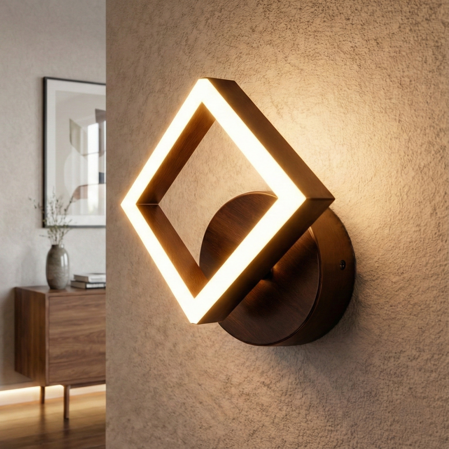 Aplica LED Premium Diamond Design Maro 3 Functii