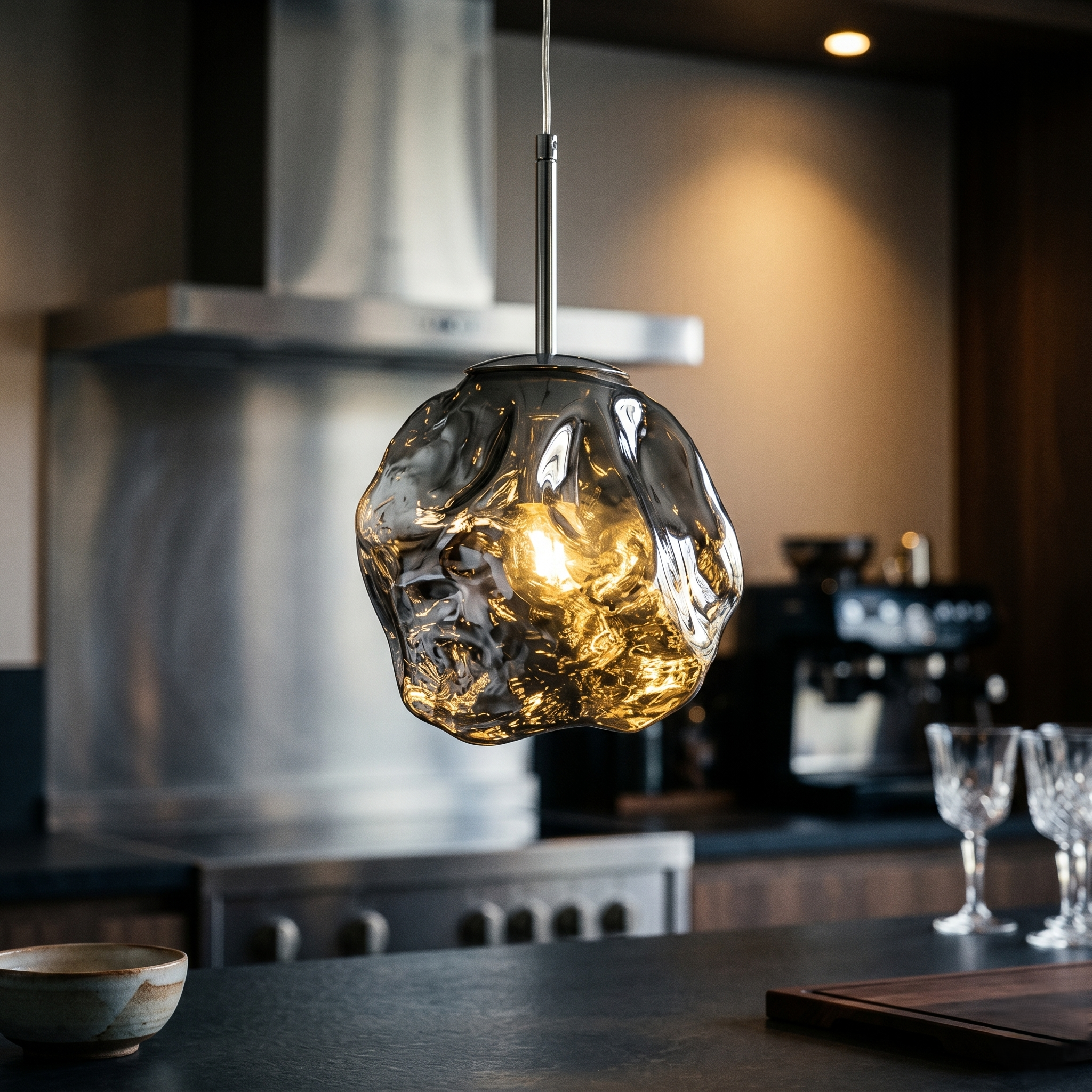 Pendul Luxury Silver ZELERIS 1xE27