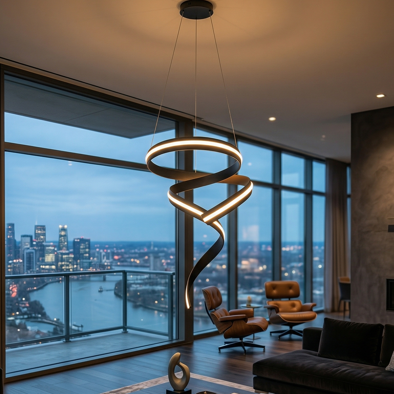 Lustra LED Suspendata PREMIUM CINQUE CISENNA Echivalent 1000W