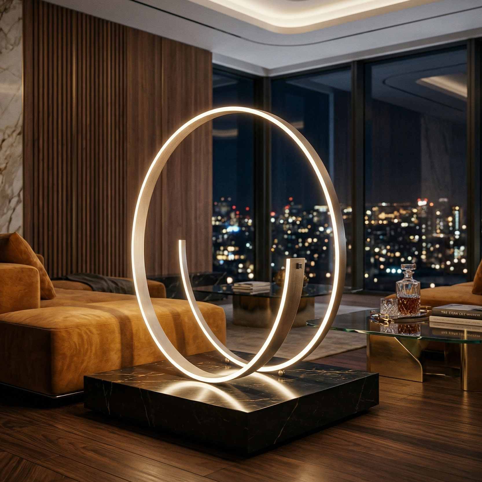 Lampadar PREMIUM CINQUE CINARDI SILVER 75CM