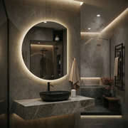 Oglinda LED FRAMELESS 60x50CM, Dezaburire, 3 Lumini si Touch