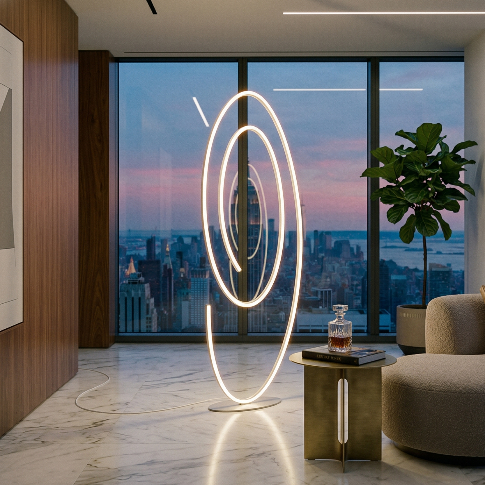 Lampadar Ciola White 175CM CINQUE Premium