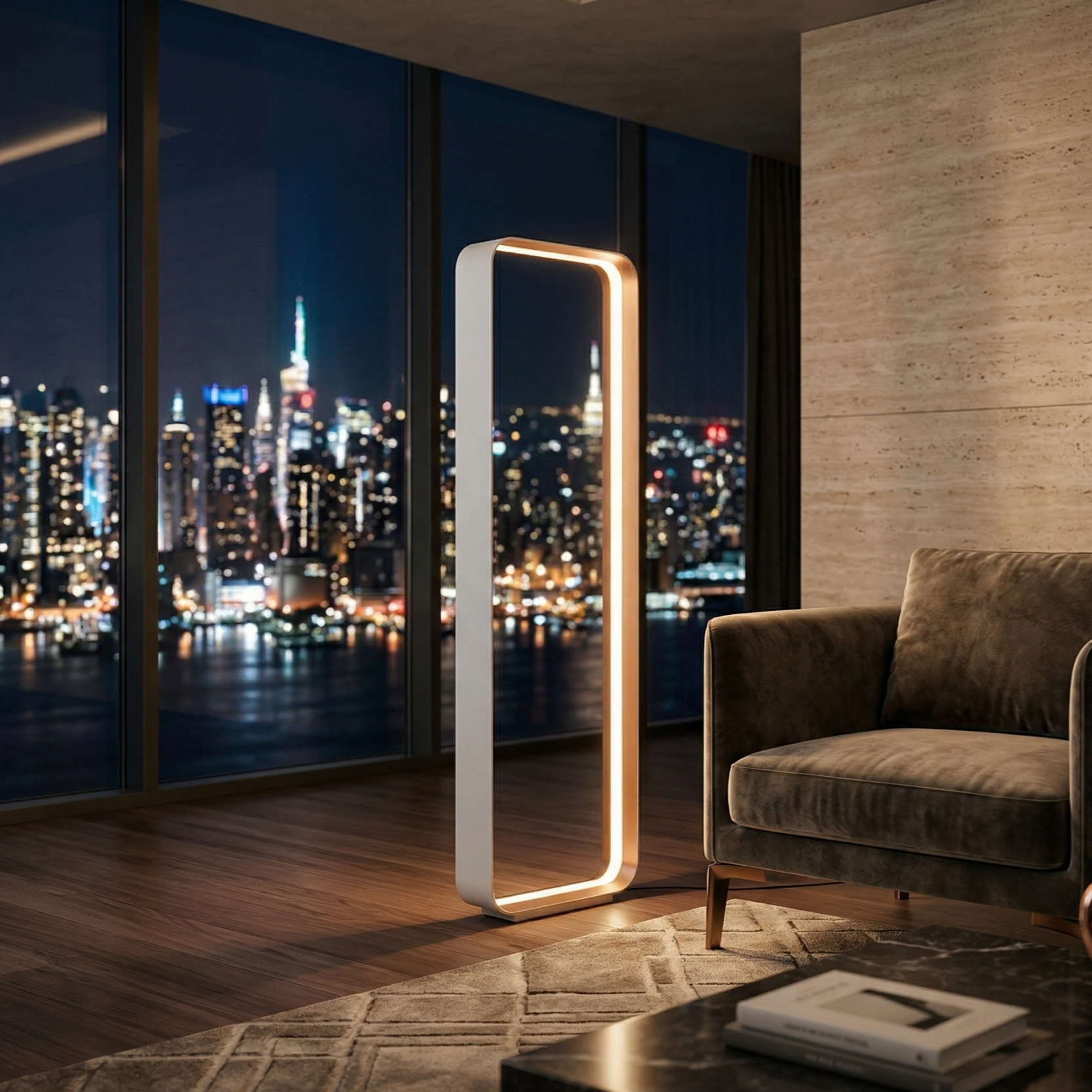 Lampadar Cizione White 109CM CINQUE Premium