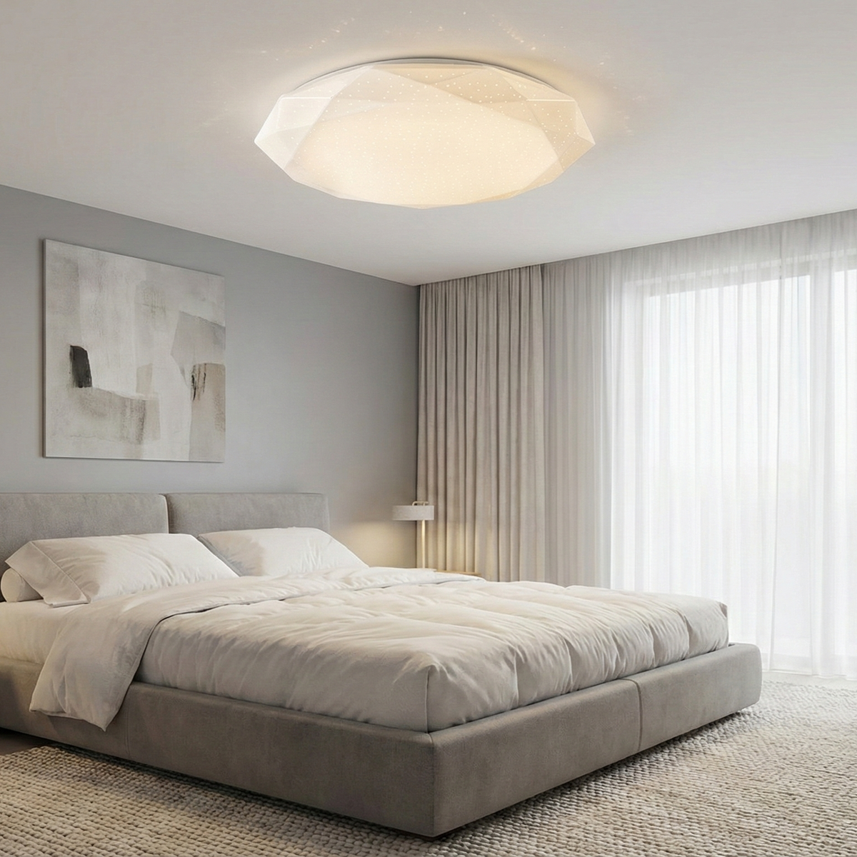 Plafoniera LED 34W Diamond Echivalent 400W 39CM - RESIGILAT R1 -