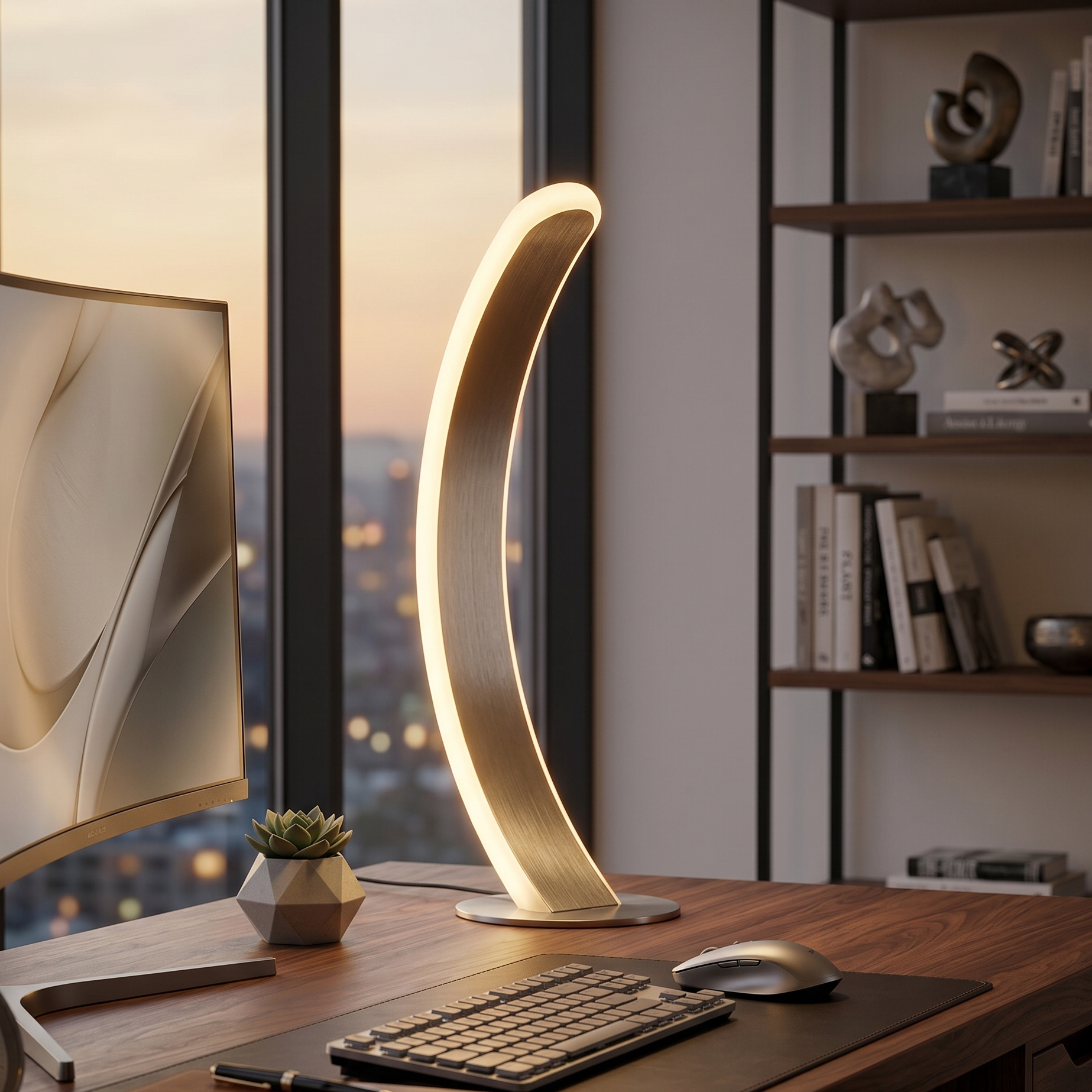 Veioza LED Decorativa Premium Silver ORIVA