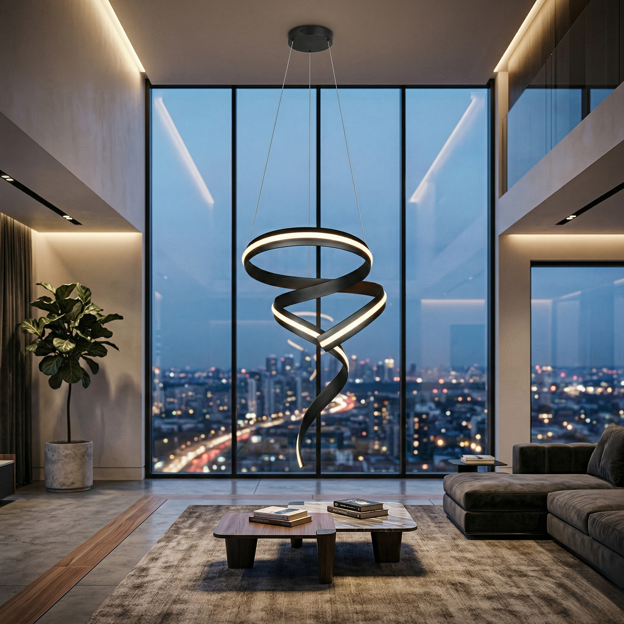 Lustra LED Suspendata PREMIUM CINQUE CISENNA Echivalent 1000W