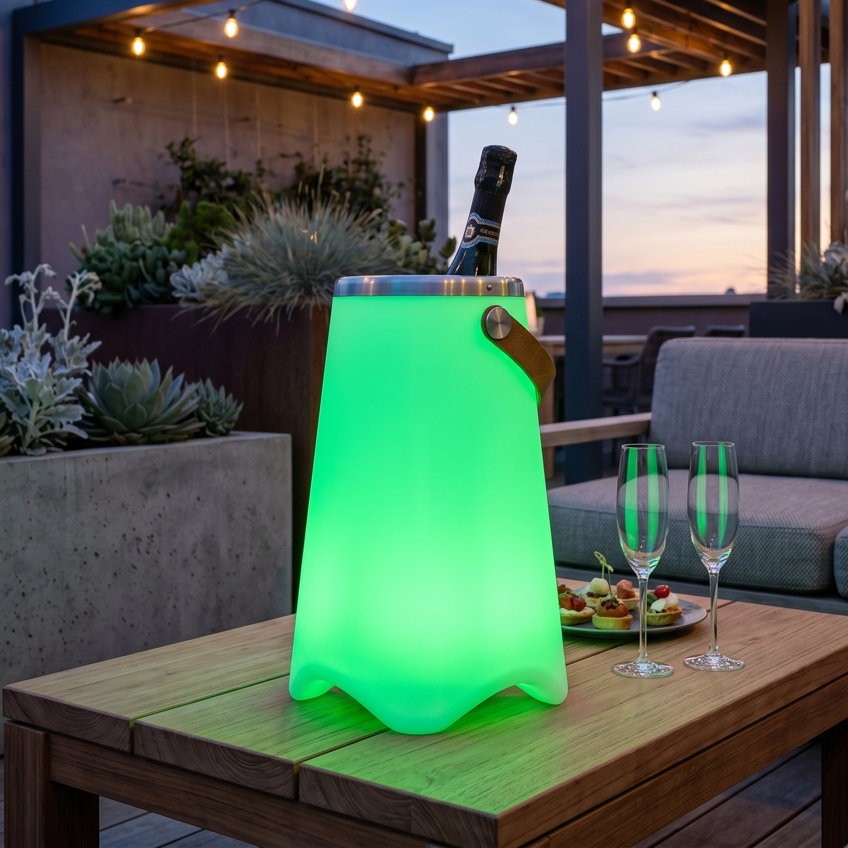 Lampa LED RGB cu Frapiera, Boxa Bluetooth si Telecomanda