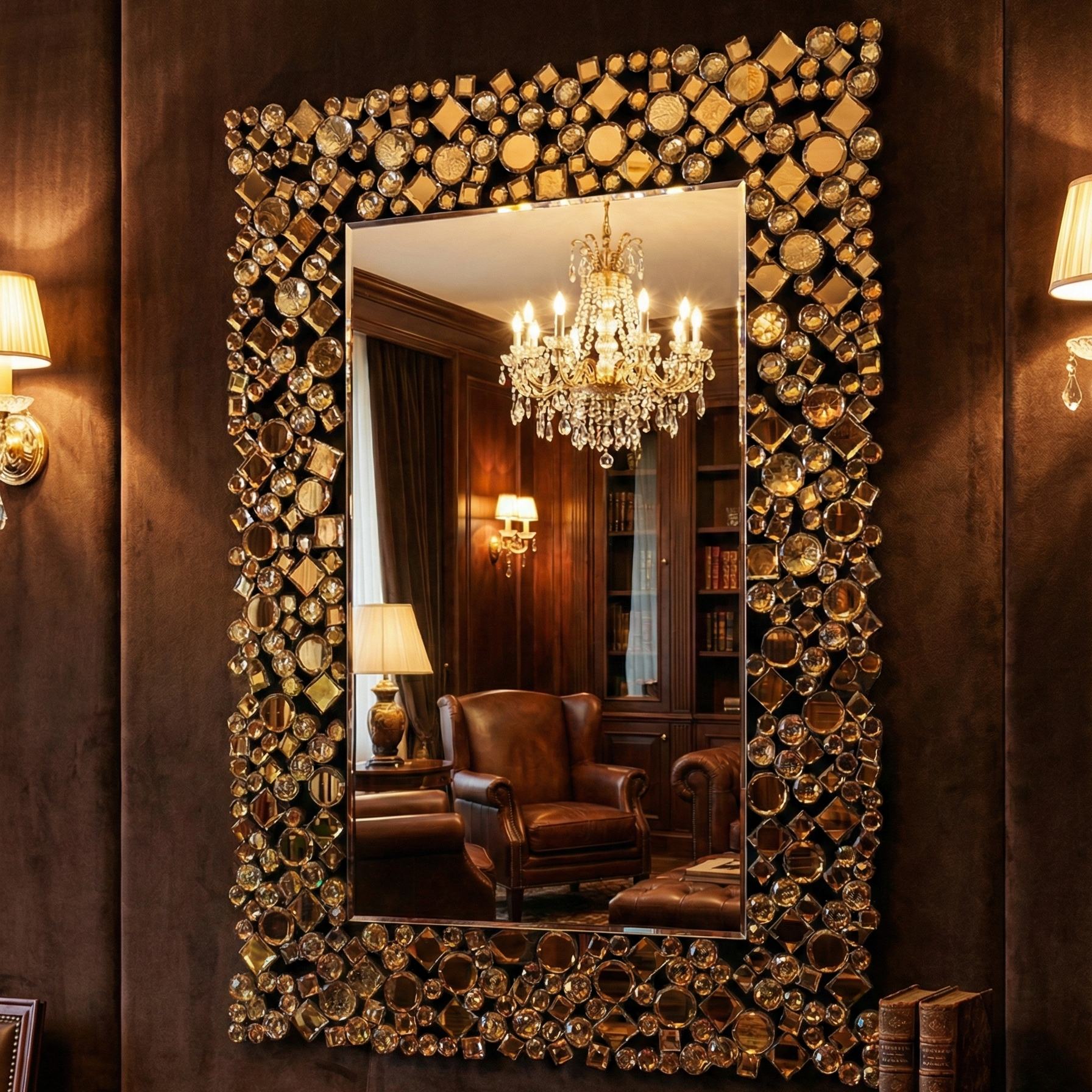 Oglinda Decorativa Dreptunghiulara 120x80CM RIFLESSA MARO