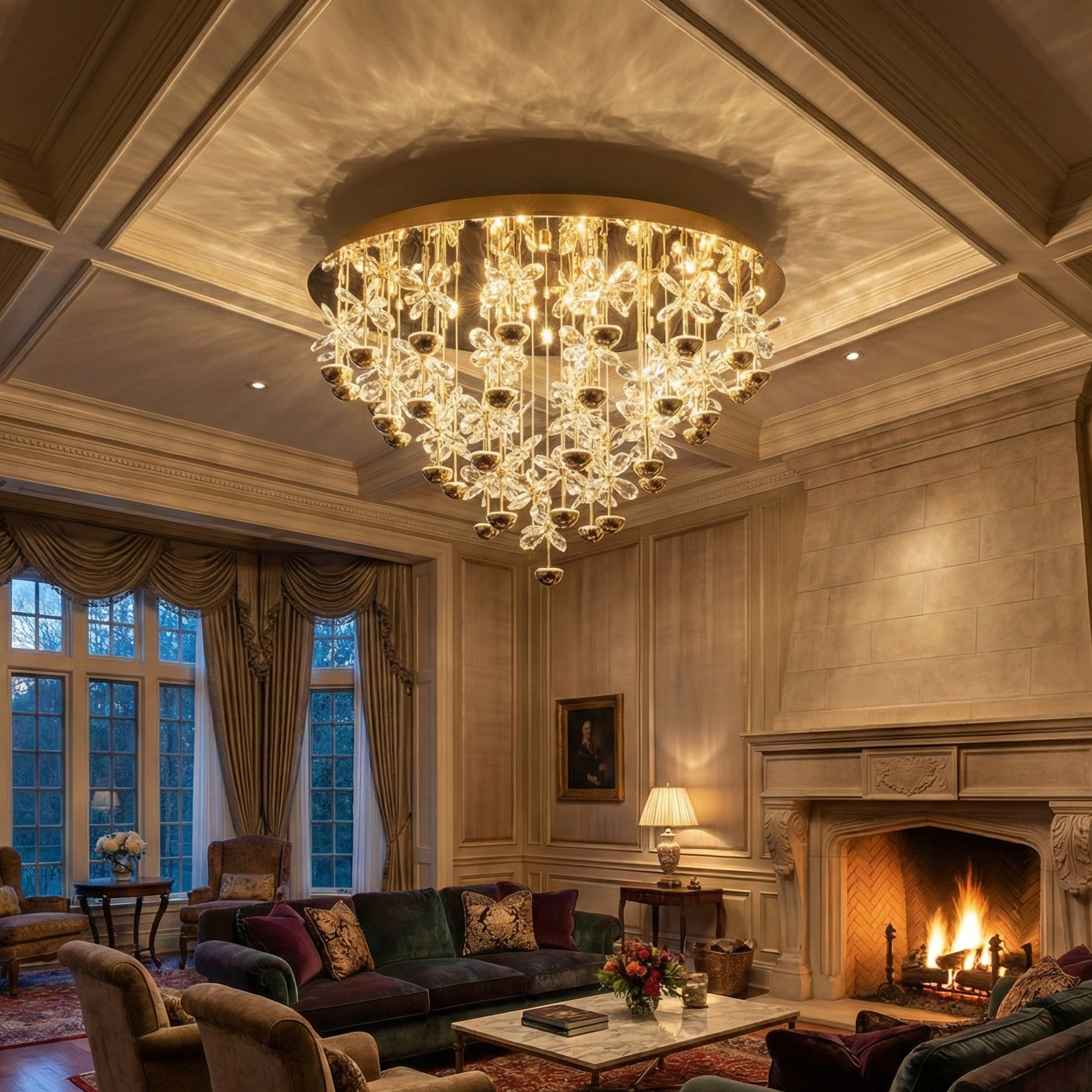 Lustra Aplicata Crystal PIANOPOLI 3 Gold Echivalent 800W