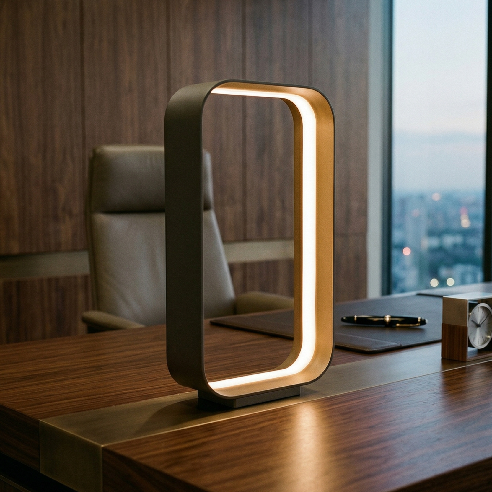 Veioza LED CIZIONE Black 41CM CINQUE Premium