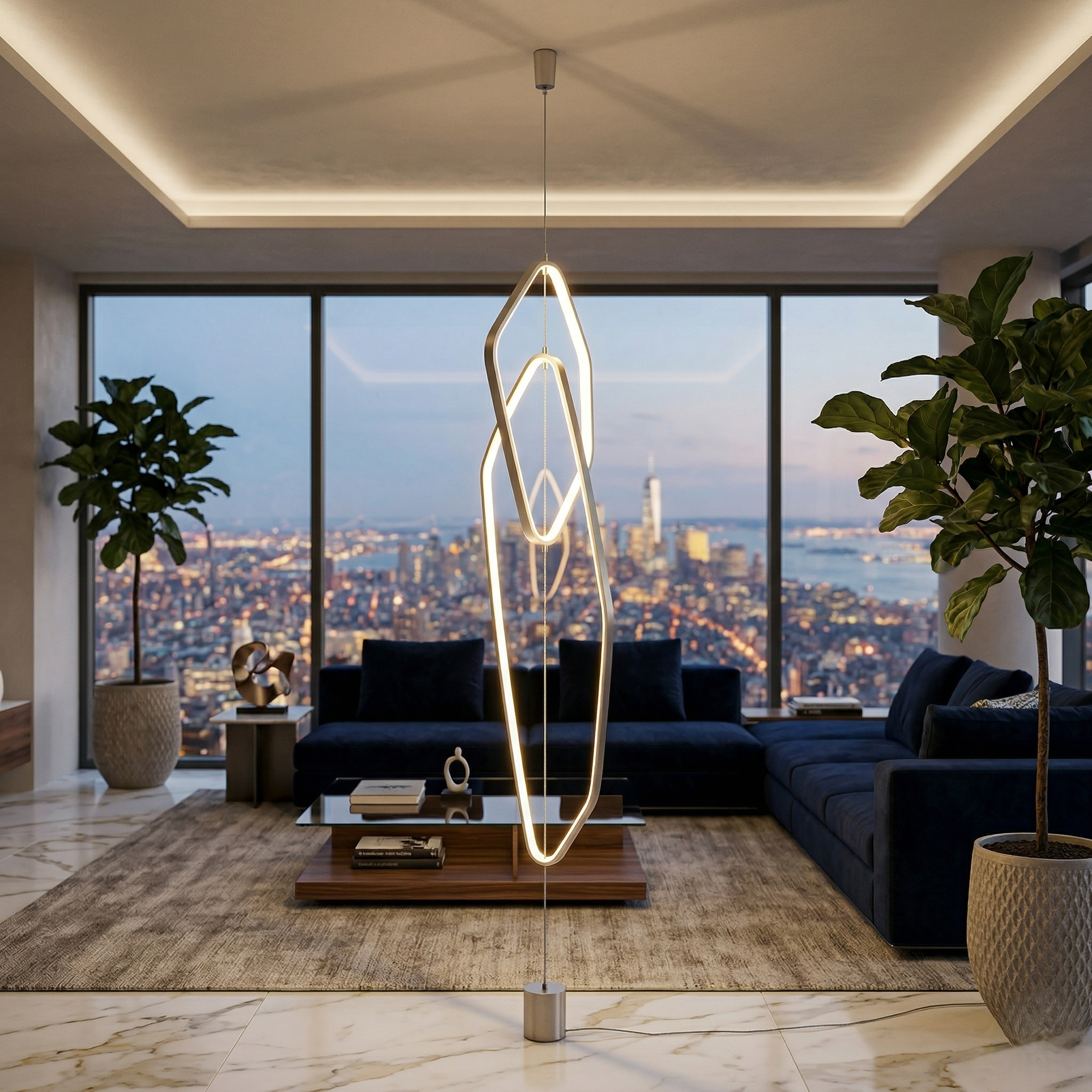 Lampadar Civasto Silver 140CM CINQUE Premium