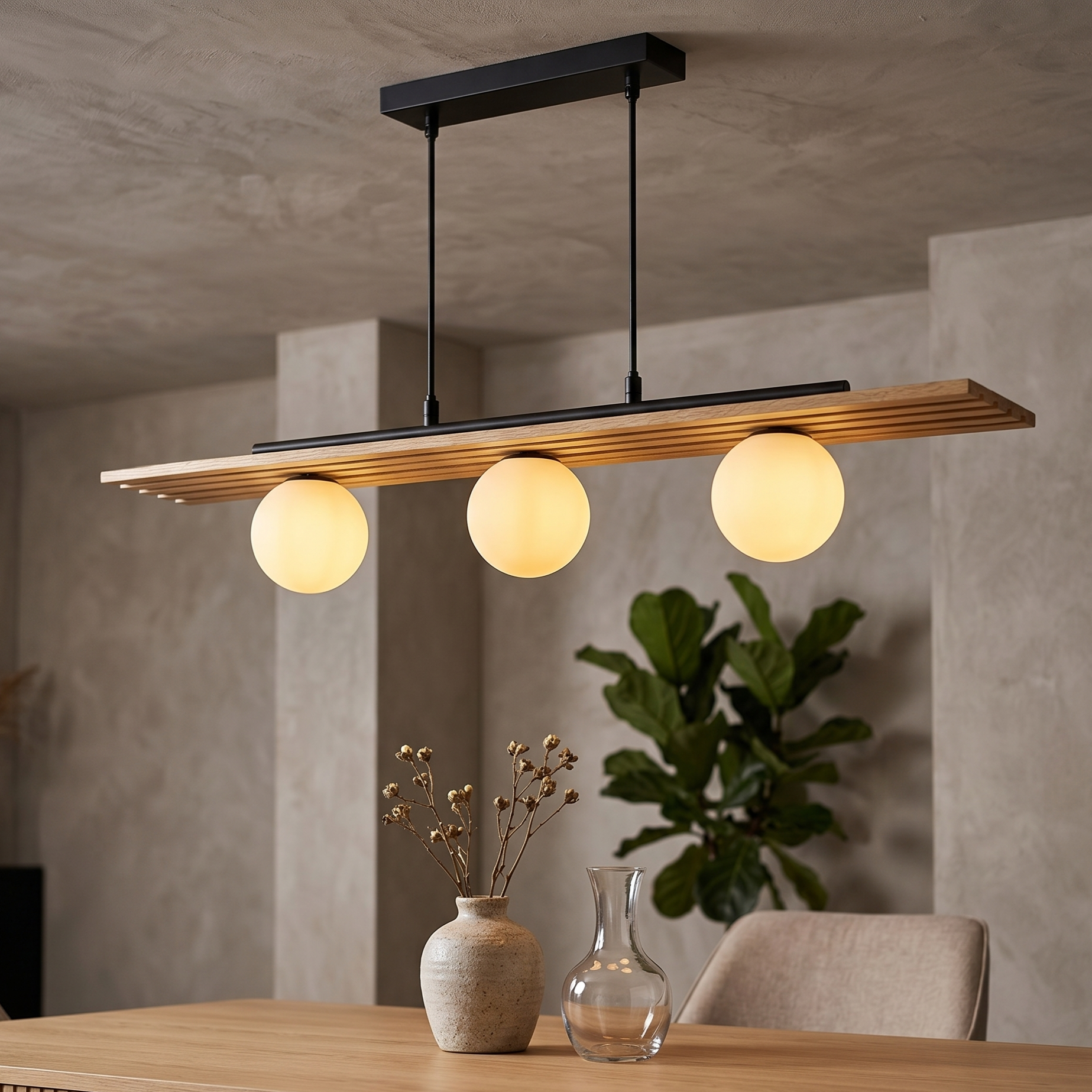 Lustra Suspendata Vintage CALVYN 3xG9 Premium