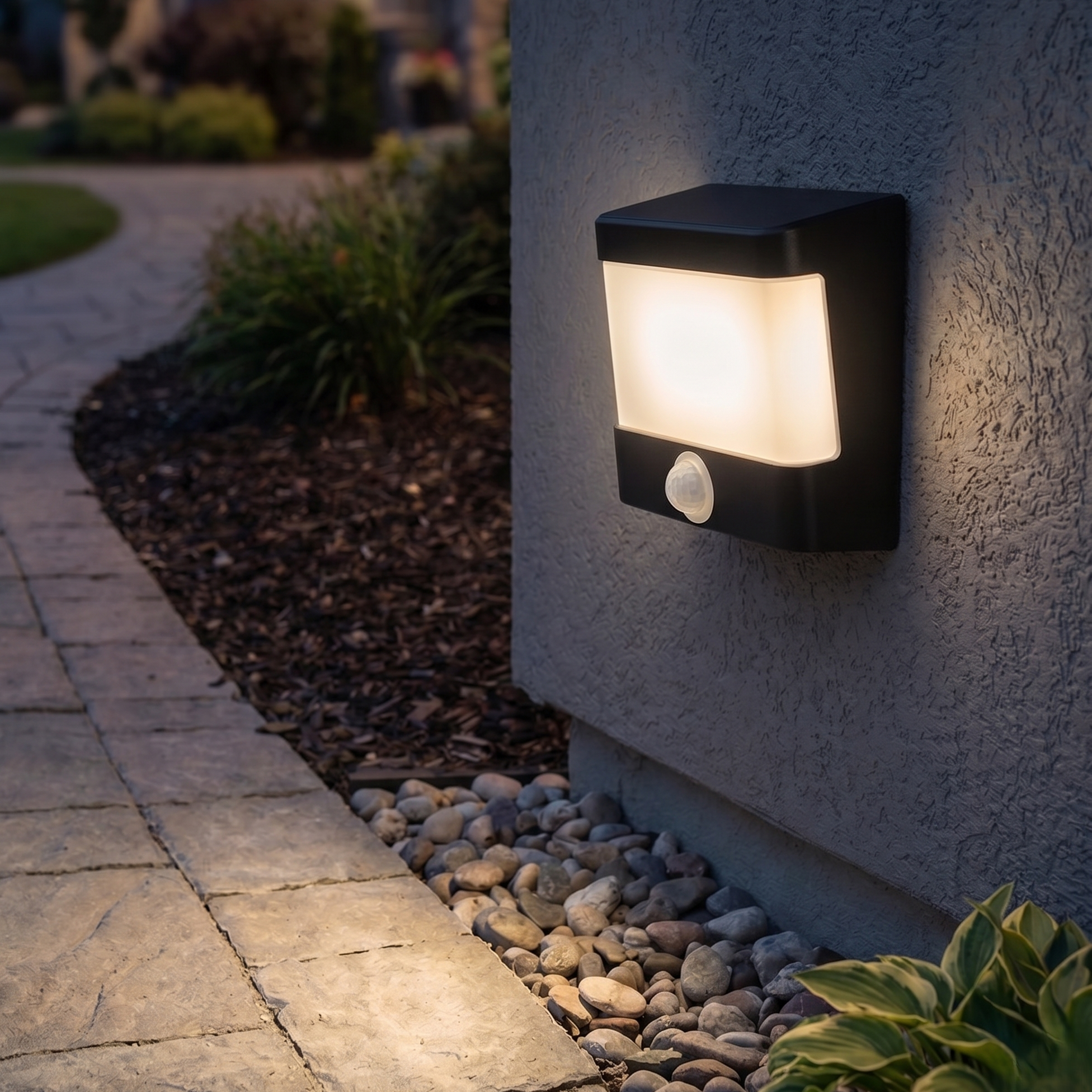 Aplica LED Exterior IP65 12W Cu Senzor 7781