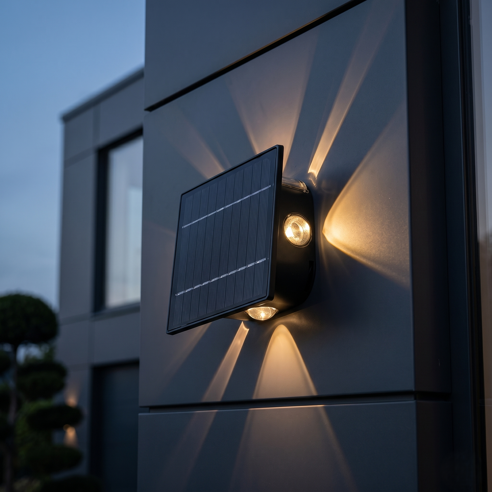 Aplica LED Solara IP54 Caldora Black Premium