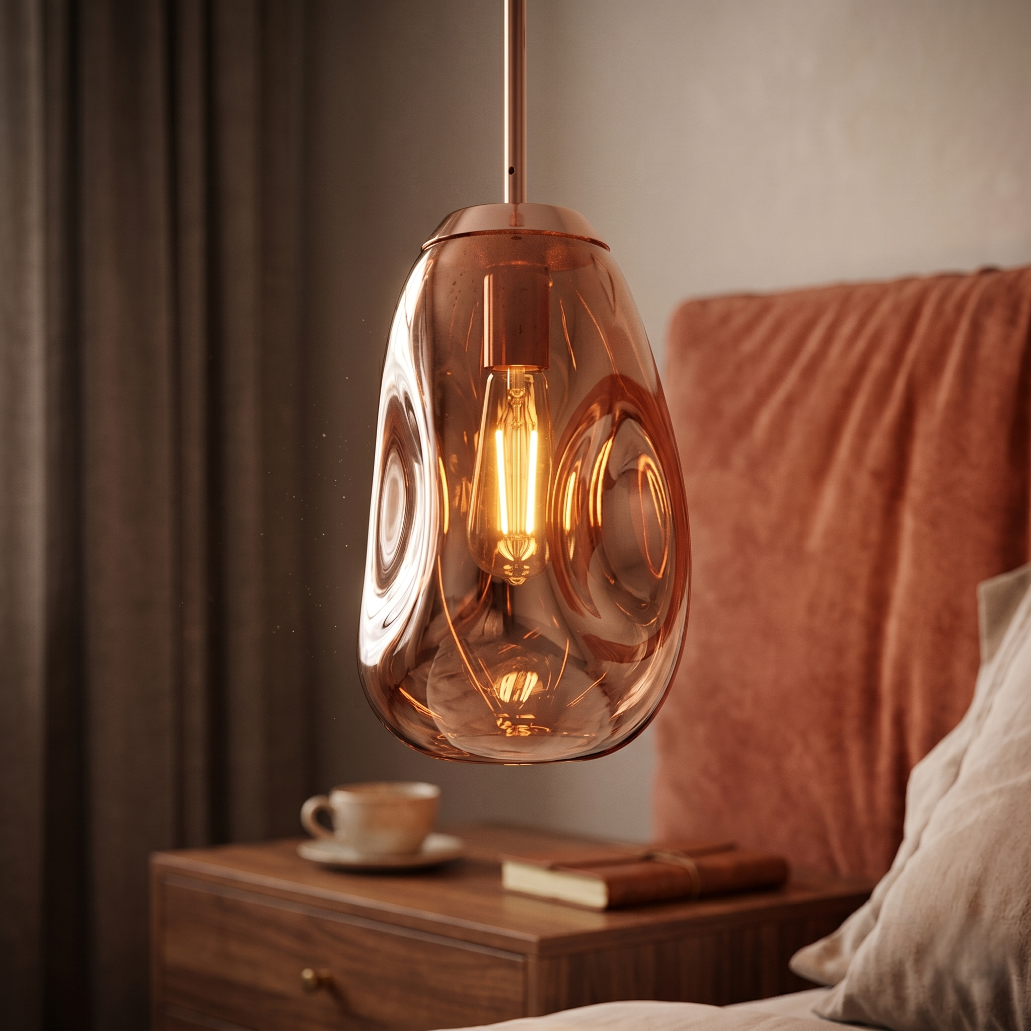Pendul Luxury Rose Gold CAVO 1xE27