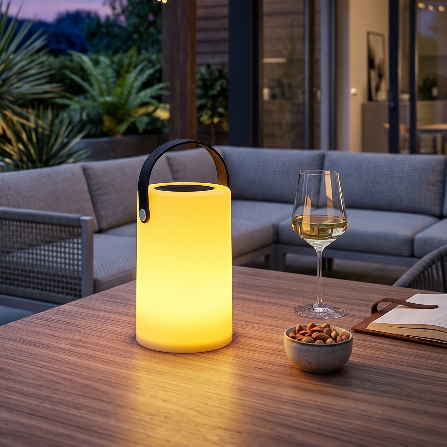 Lampa LED RGB Exterior Solara PORTALUX Premium
