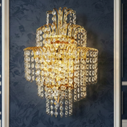 Aplica Perete 3xE14 Cristal KRYNA Gold