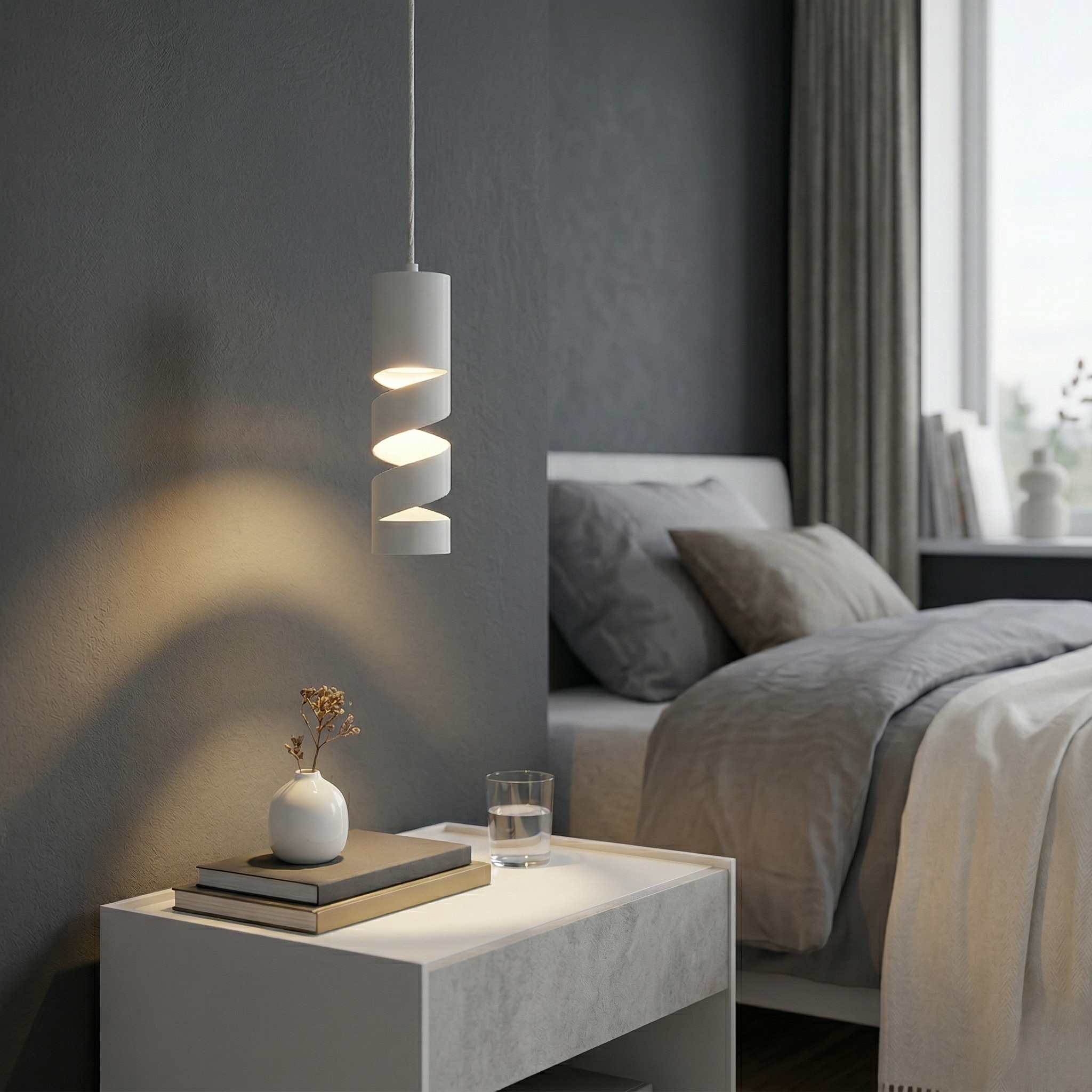 Pendul LED STREAM White 1xGU10