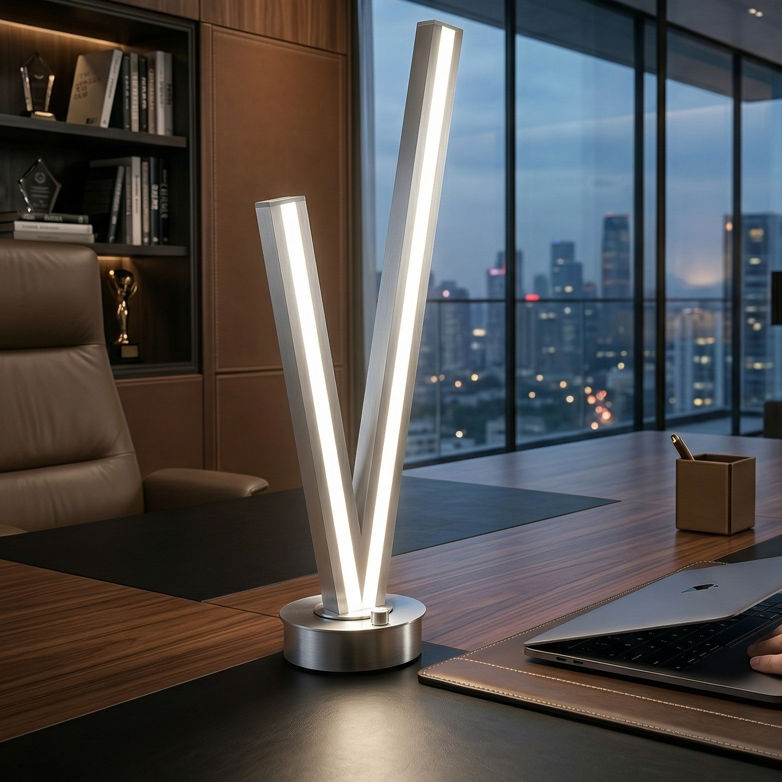 Veioza LED PREMIUM CINQUE CICANTO WHITE 67CM