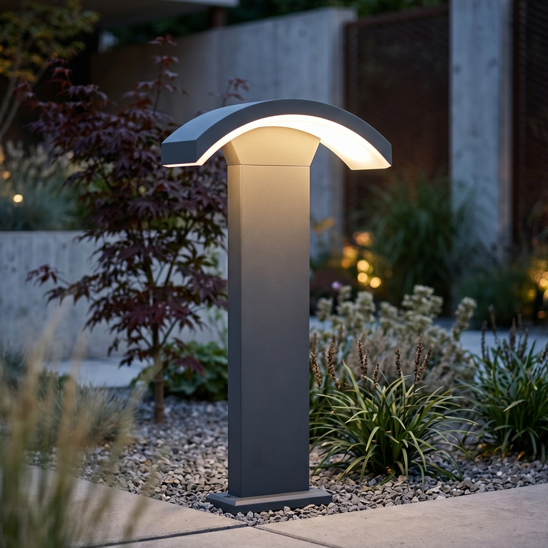 Stalp Ornamental De Gradina LED 12W 600lm 3000K 60CM Helios