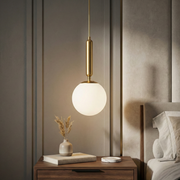 Pendul PREMIUM Abajur Mat Golden ROYAL BRASS 1xG9